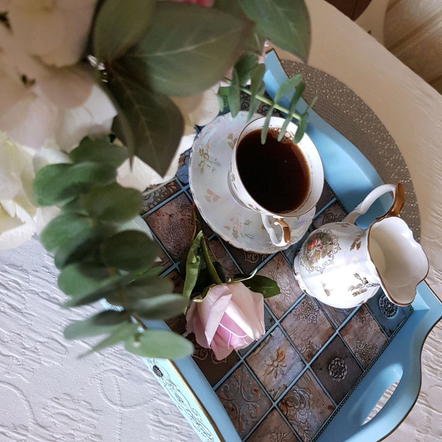 Фото №2 к отзыву покупателя Алена о товаре Поднос сервировочный  "BLUE TILE"