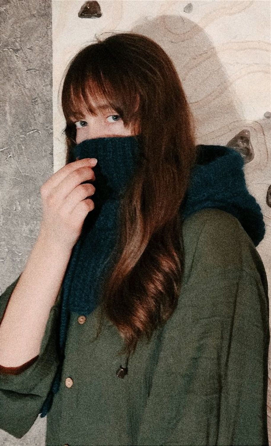 Photo №2 к отзыву покупателя Veronika о товаре Капоры: Изумрудный лес- вязаный капор из итальянской пряжи