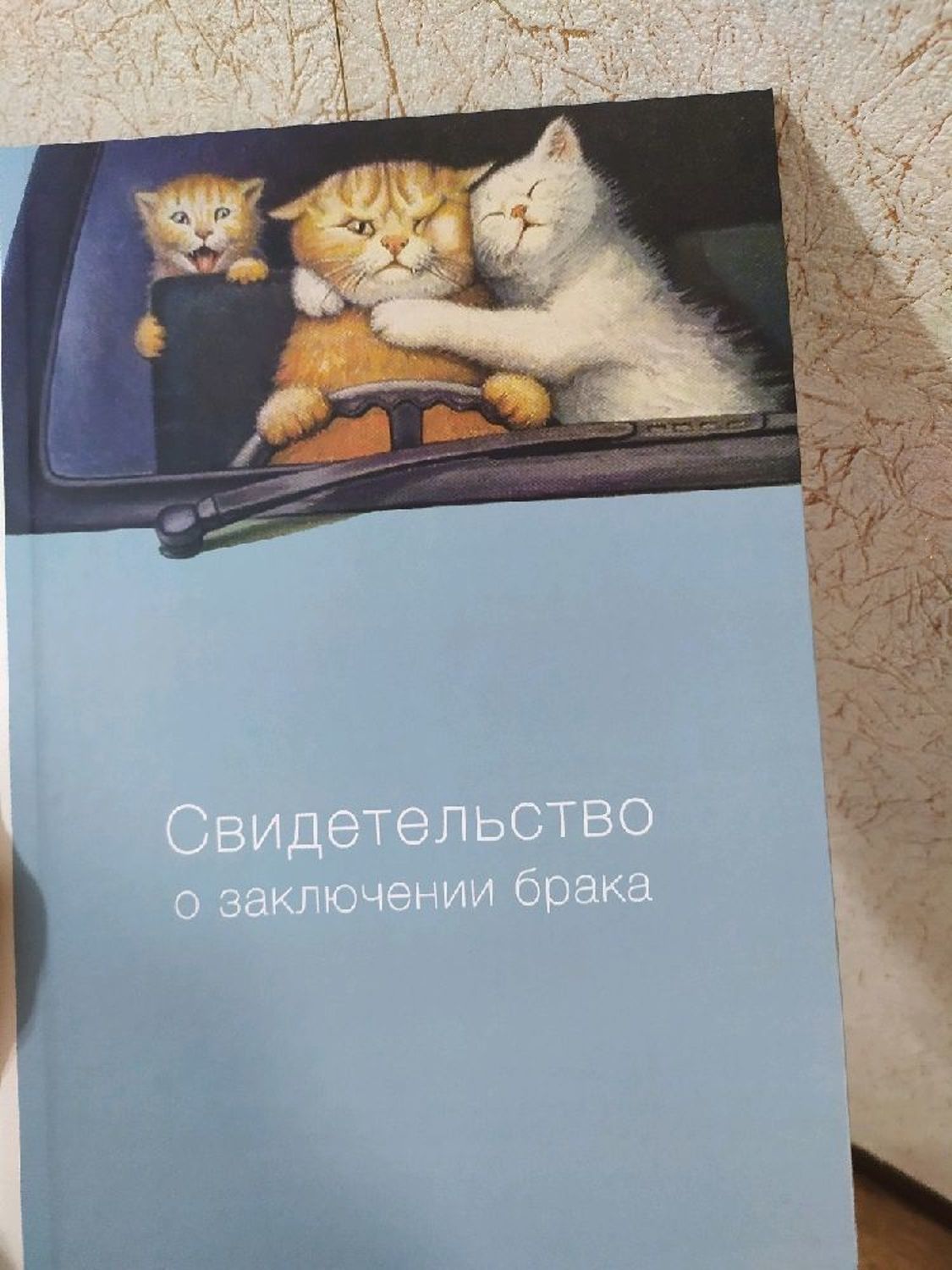 Фото №2 к отзыву покупателя Марина о товаре Папка для свидетельства о браке "Нежные листочки в круге"