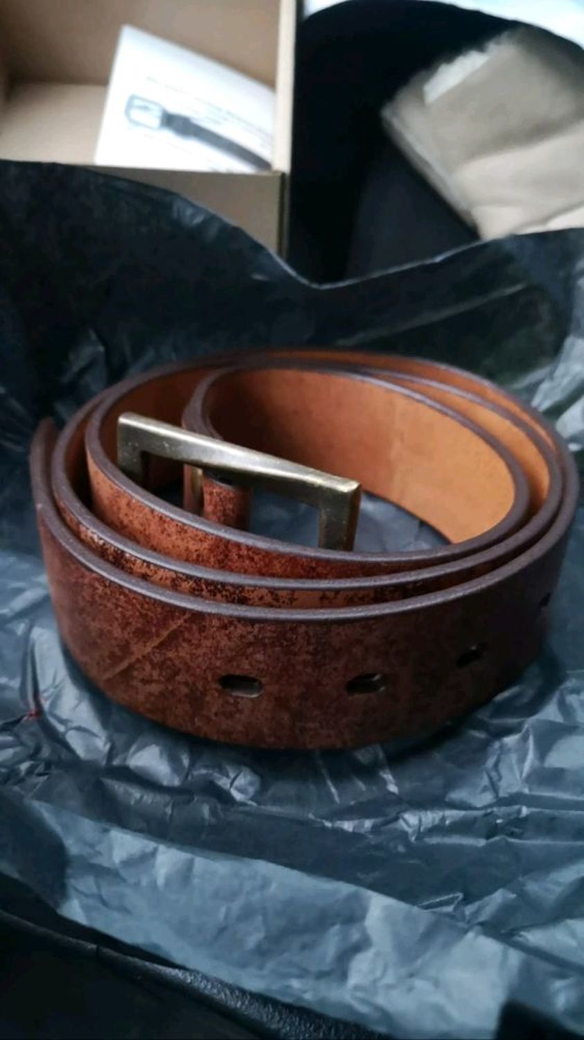 Фото №3 к отзыву покупателя Дарья Соболева о товаре Мужской ремень "BROWN CRAFT"