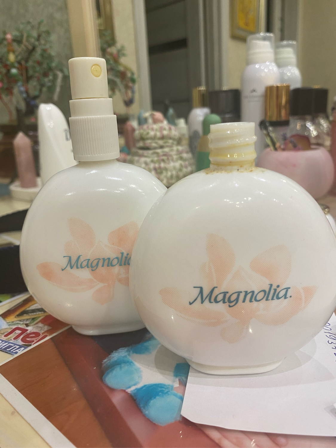 Фото №1 к отзыву покупателя Дробышева Юлия о товаре Винтаж: Духи Magnolia Yves Rocher EDT 100 мл  Винтаж