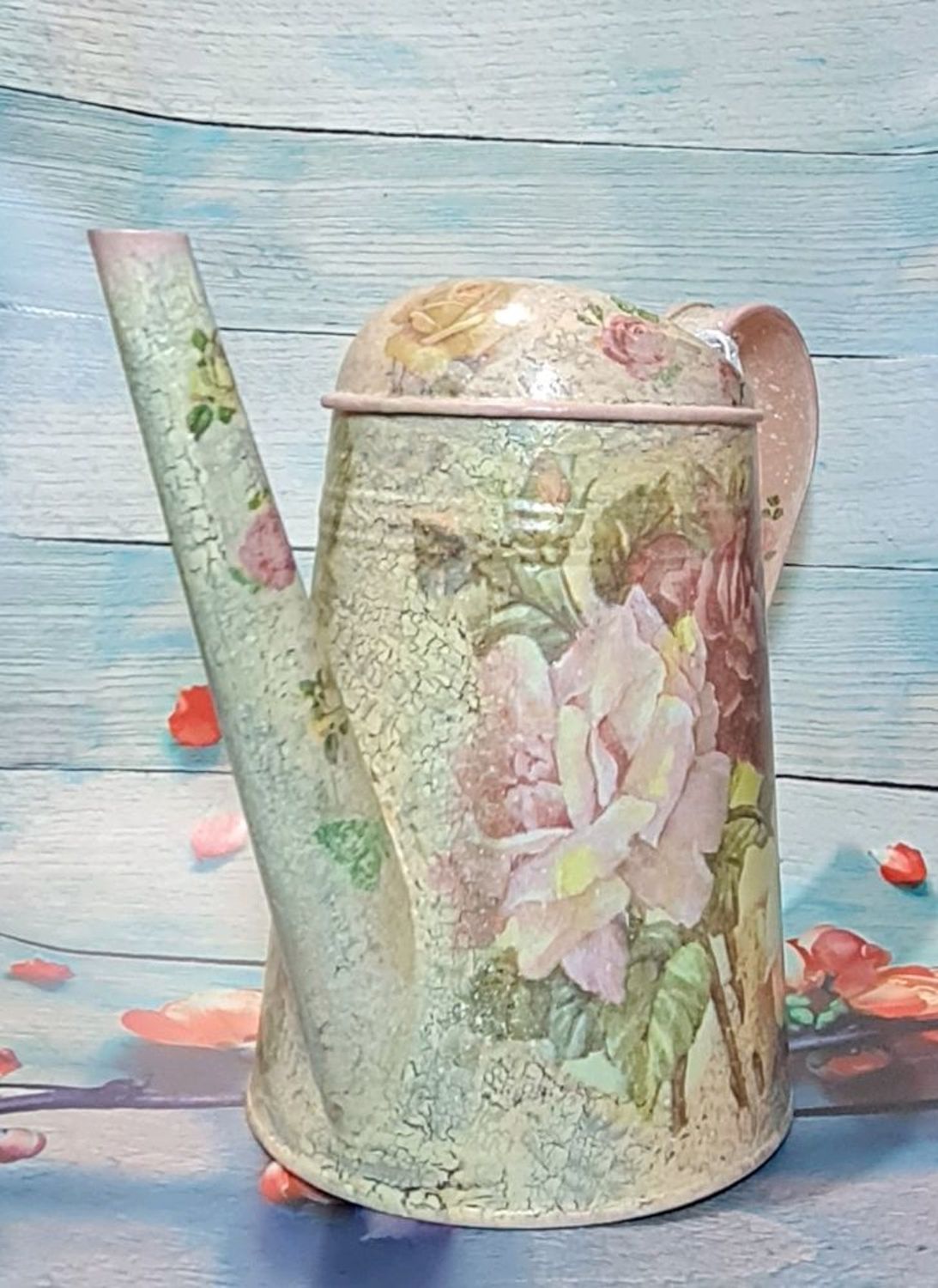 Фото №2 к отзыву покупателя LisyoKo-Handmade о товаре Лейка садовая для полива"Чайные Розы"