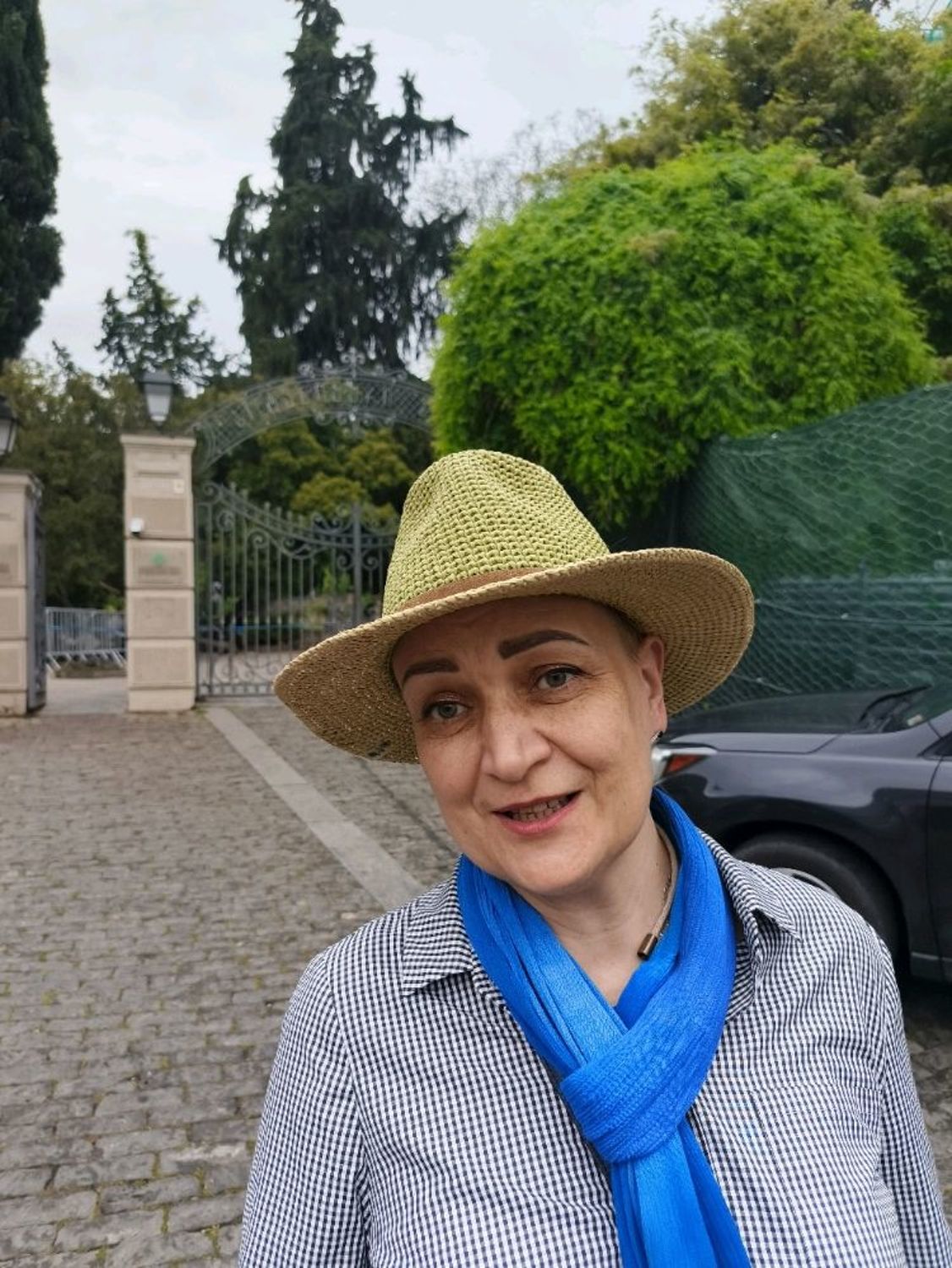 Photo №2 к отзыву покупателя Anna о товаре Шарф "Как у Шерлока" с ручным окрашиванием вискоза