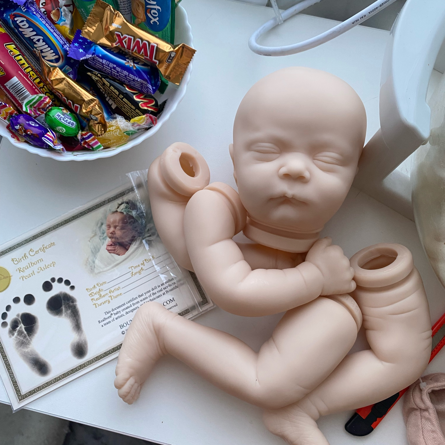 Фото №1 к отзыву покупателя Anni о товаре Молд реборн Realborn Pearl