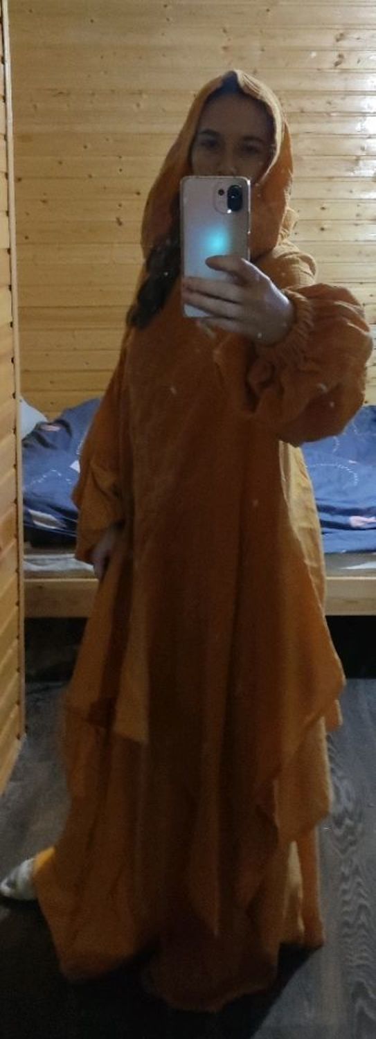 Photo №1 к отзыву покупателя Anastasiya о товаре Авторский костюм  "Королева Эльфов" из хлопкового муслина