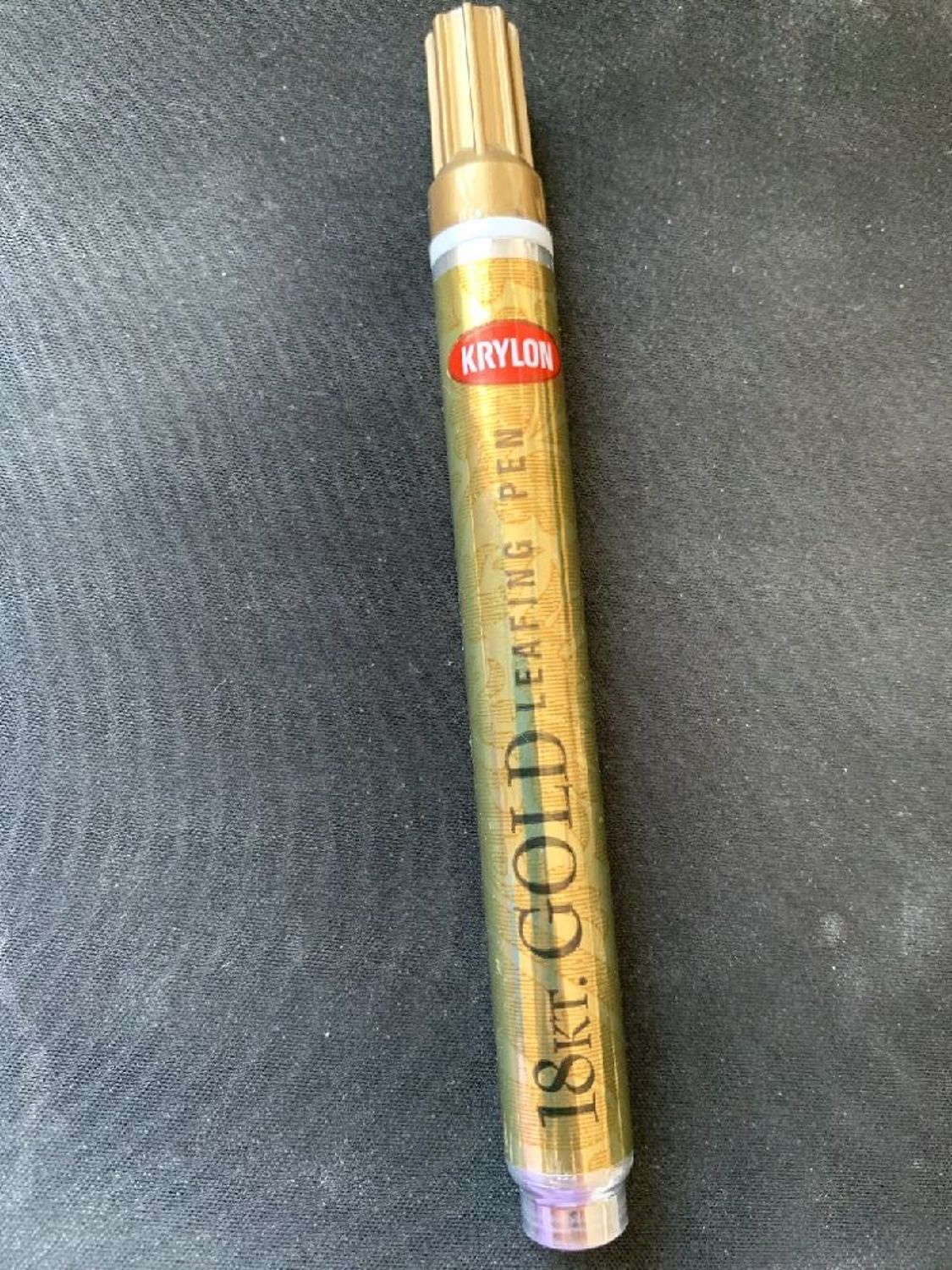 Фото №1 к отзыву покупателя Светлана о товаре Маркер акриловый Krylon Leafing Pen Премиум Металлик Золото, 9,85мл
