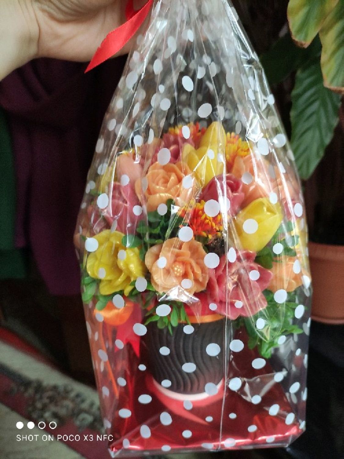 Фото №5 к отзыву покупателя Елена о товаре Мыло: букет цветов