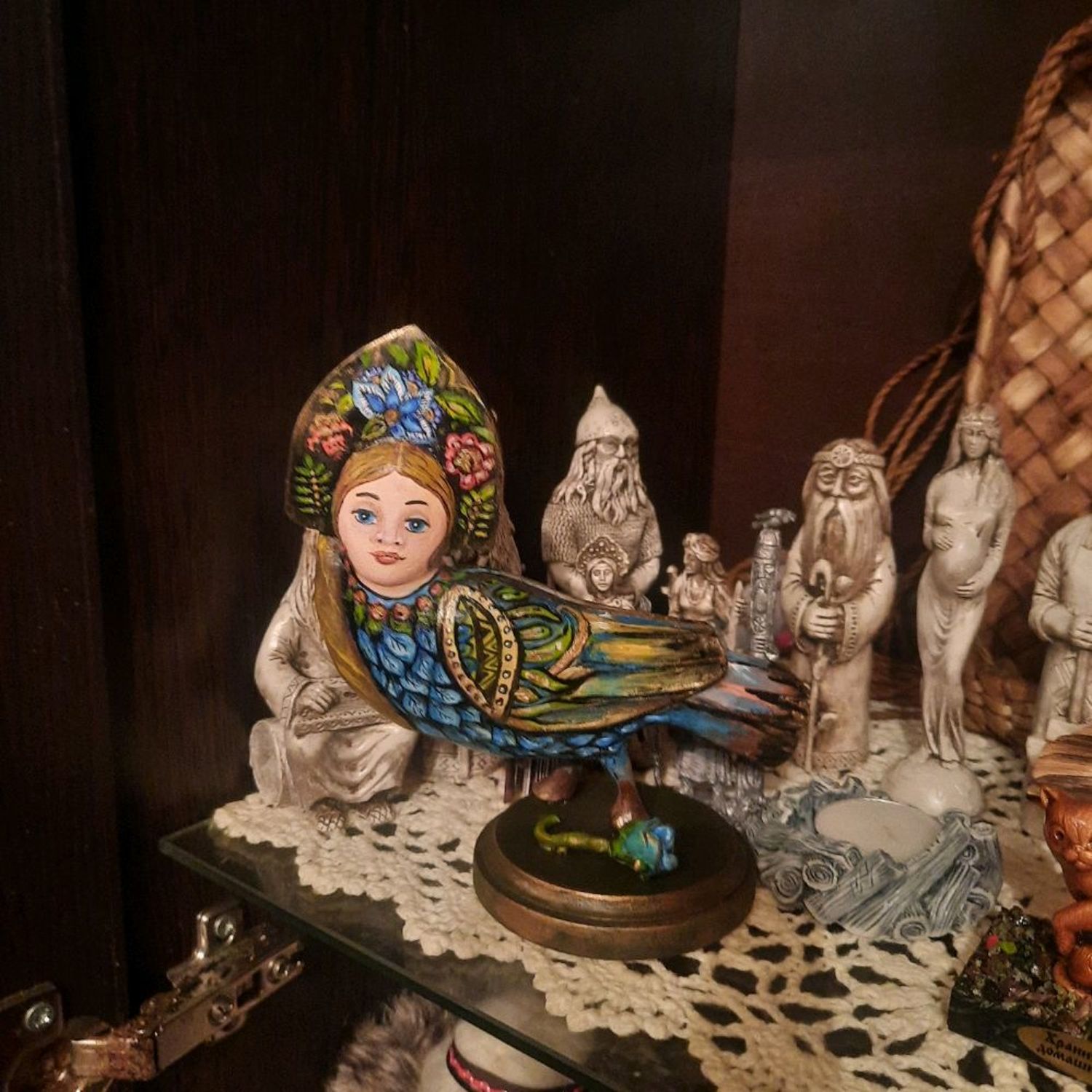 Photo №4 к отзыву покупателя Yuliya о товаре Райская птица  (Зимородок) или Алконост