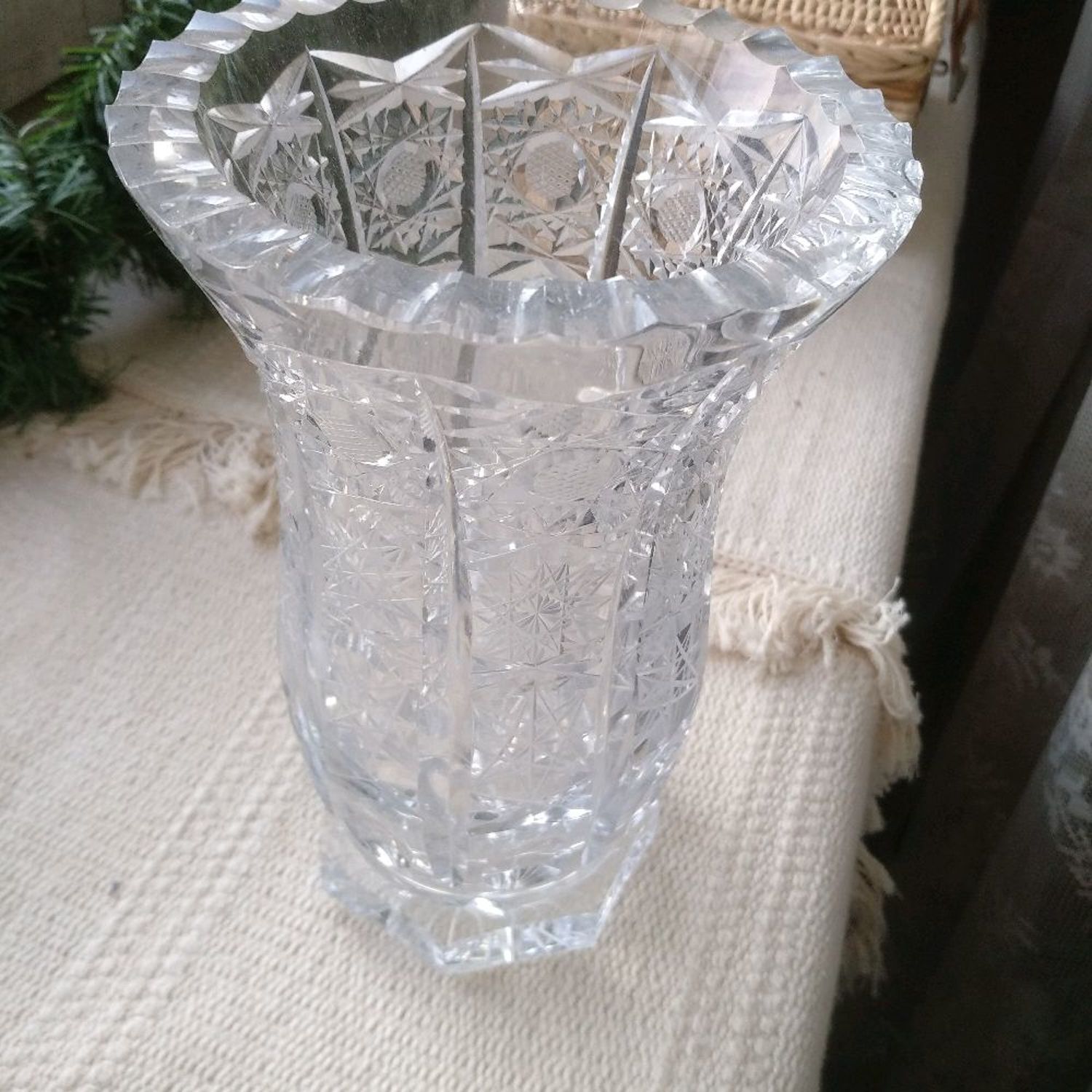 Фото №1 к отзыву покупателя ArigatouShop (Aнна Огурцова) о товаре Винтаж: Винтажная ваза Хрусталь Чехословакия