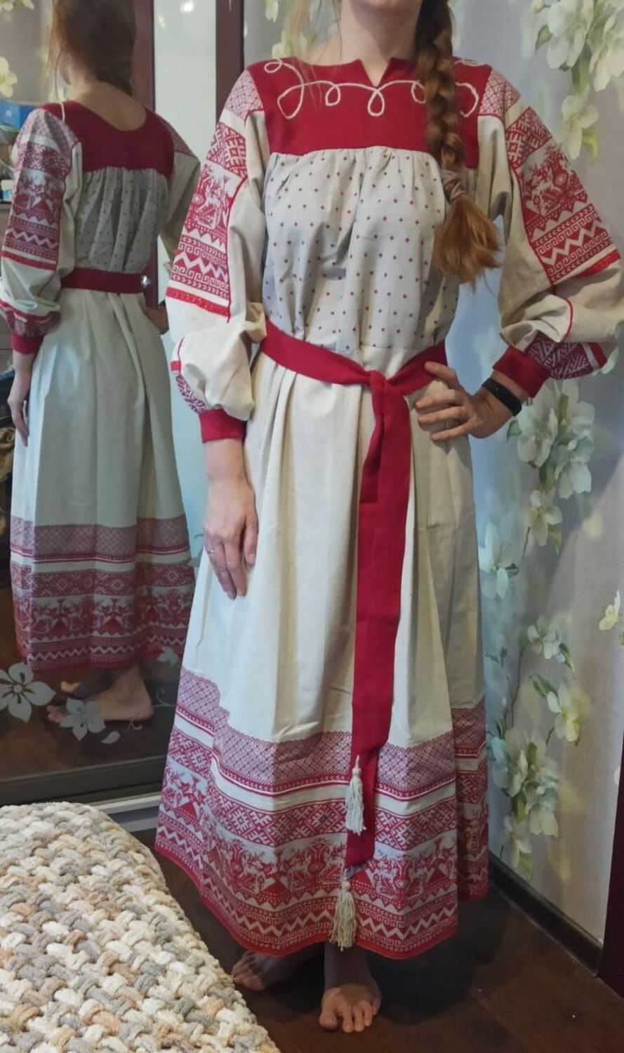 Photo №1 к отзыву покупателя Evgeniya о товаре Платье "Купалица"