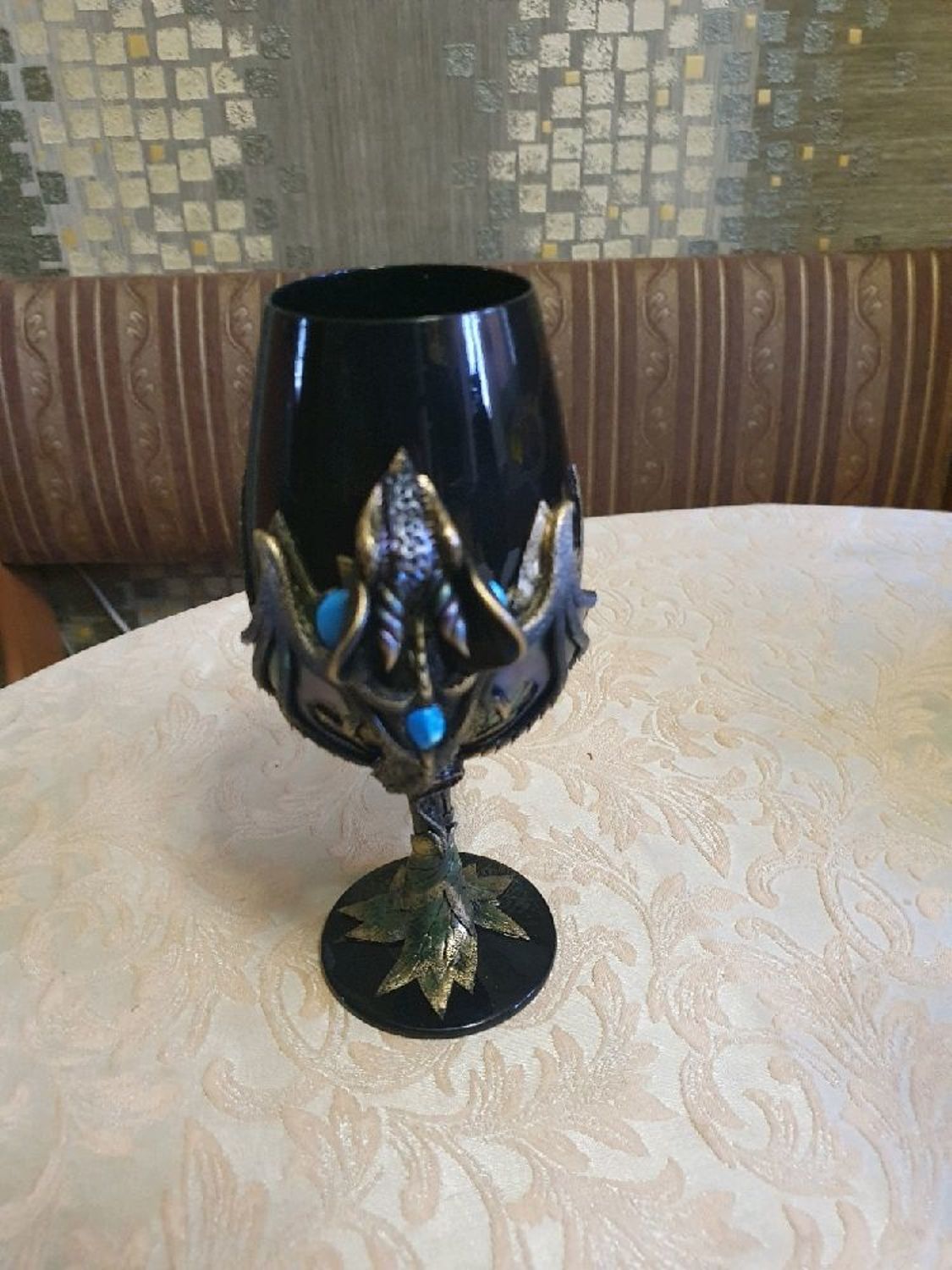 Фото №5 к отзыву покупателя Максим Григорьевич о товаре Черный бокал ( black wineglass ) фужер для дегустации luxury