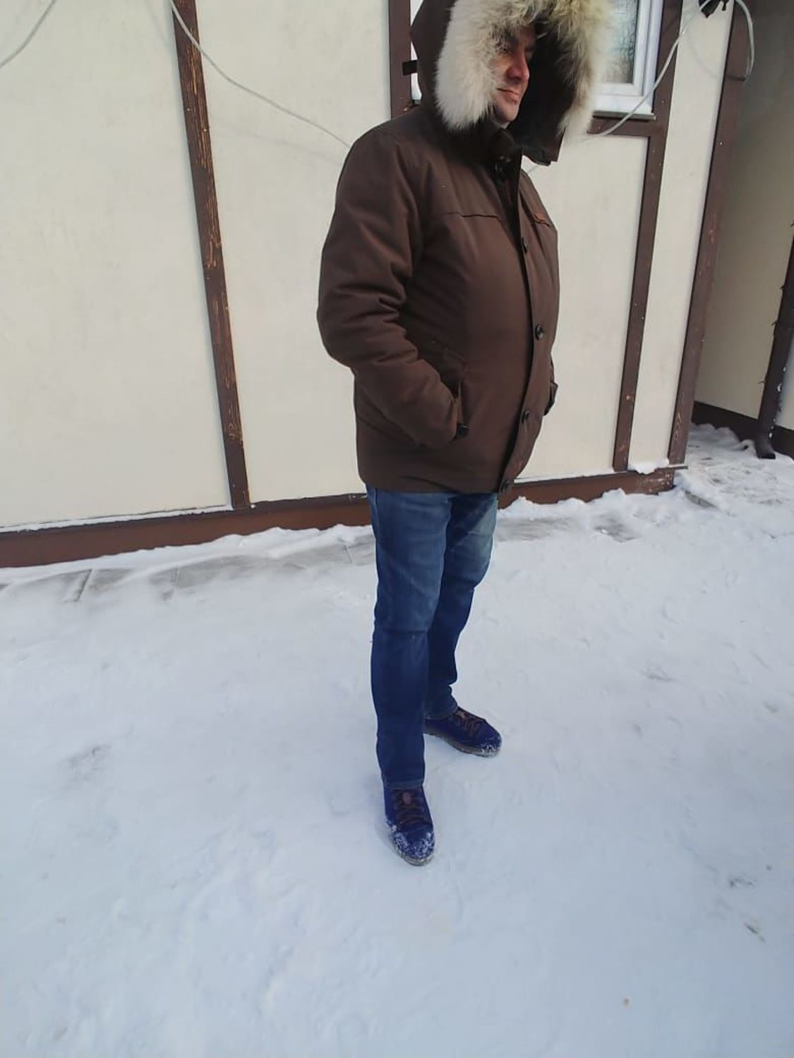 Photo №4 к отзыву покупателя Roman Kurashov о товаре Ботинки  валяные мужские темно-синие