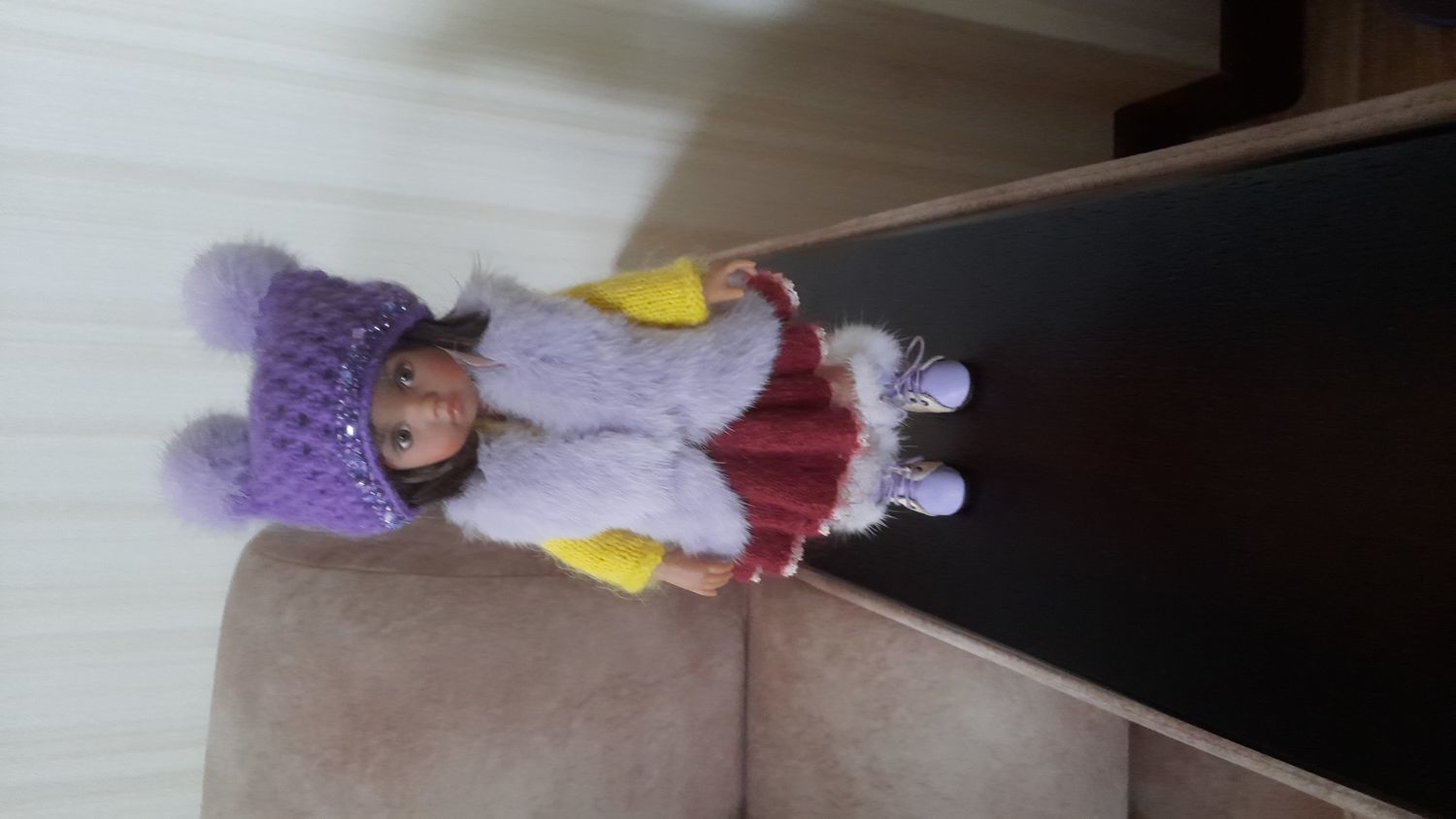 Photo №2 к отзыву покупателя Ulyana о товаре Зимний комплект для куклы .