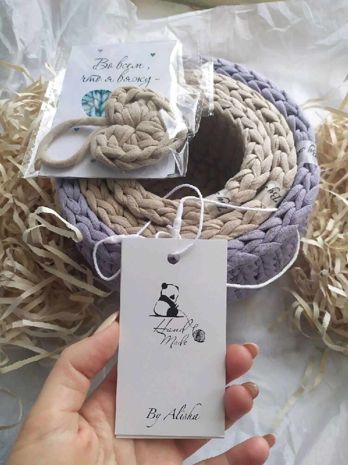Фото №4 к отзыву покупателя InessaJewelryWoodУкрашения из дерева о товаре Корзины набор