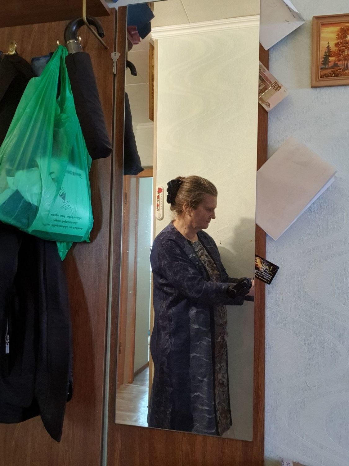 Фото №1 к отзыву покупателя Якиманская Ирина о товаре Валяное платье "Поток"