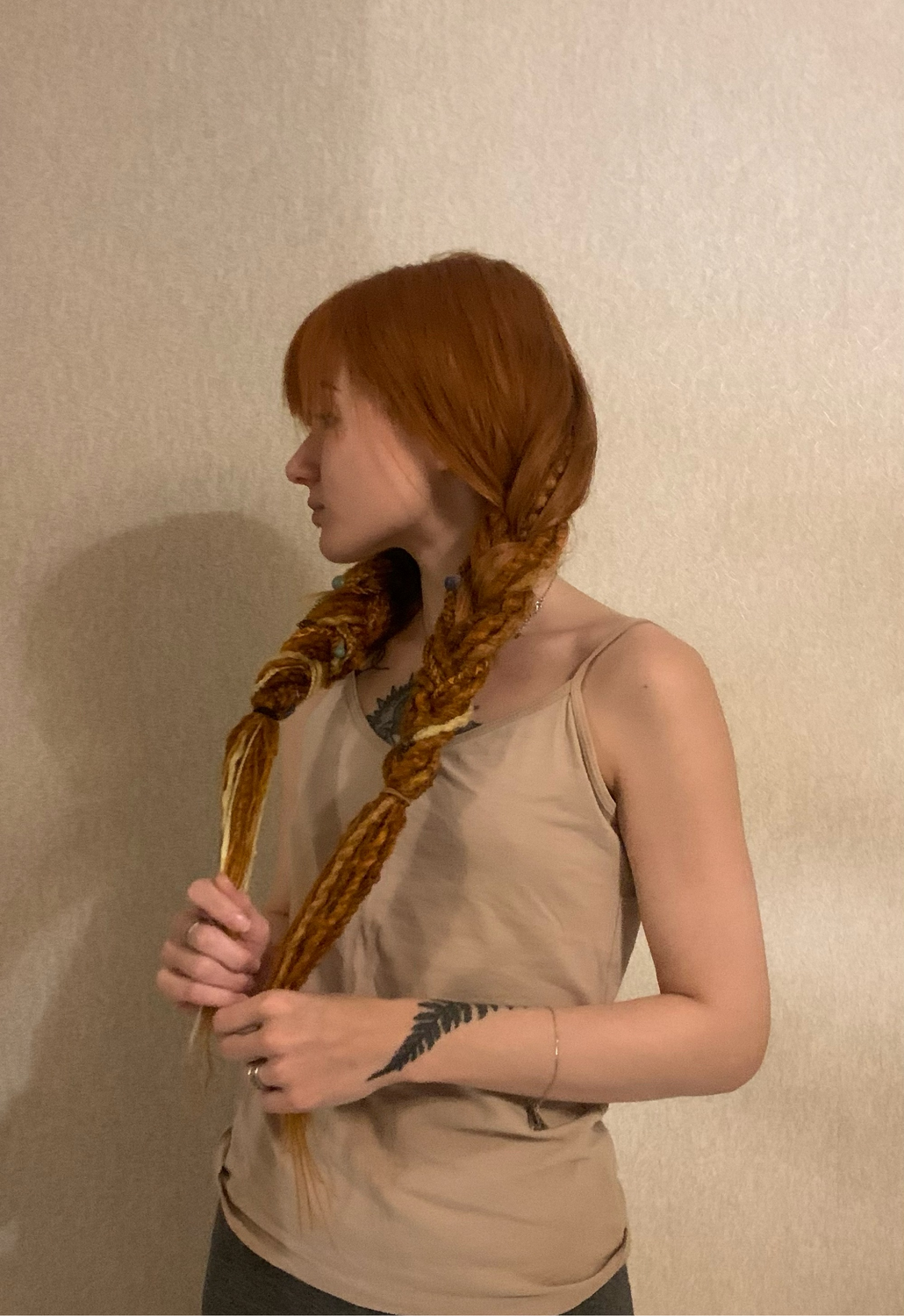 Фото №3 к отзыву покупателя Driada_Art о товаре Дреды "Ginger"