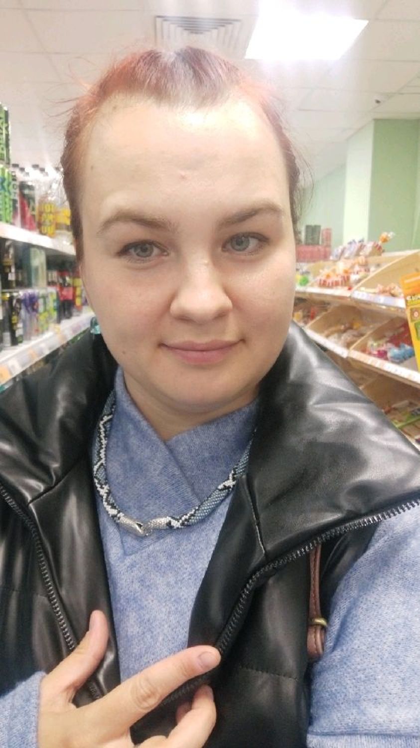 Фото №1 к отзыву покупателя Екатерина о товаре Чокер = браслет в два оборота жгут из бисера Змея серый