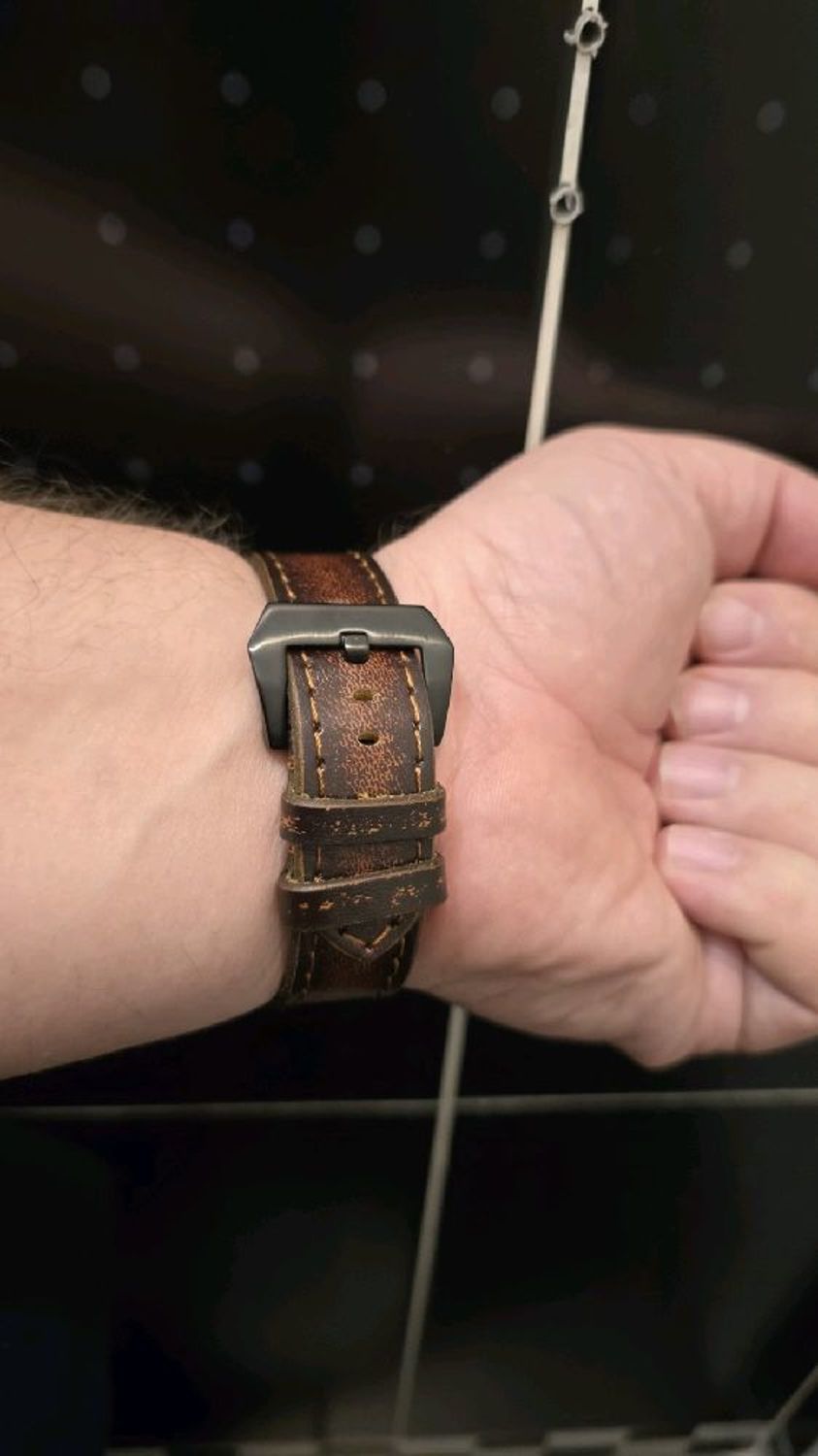 Photo №2 к отзыву покупателя Aleksej Panyushkin о товаре Ремешок для часов ручной работы TNWatchband33