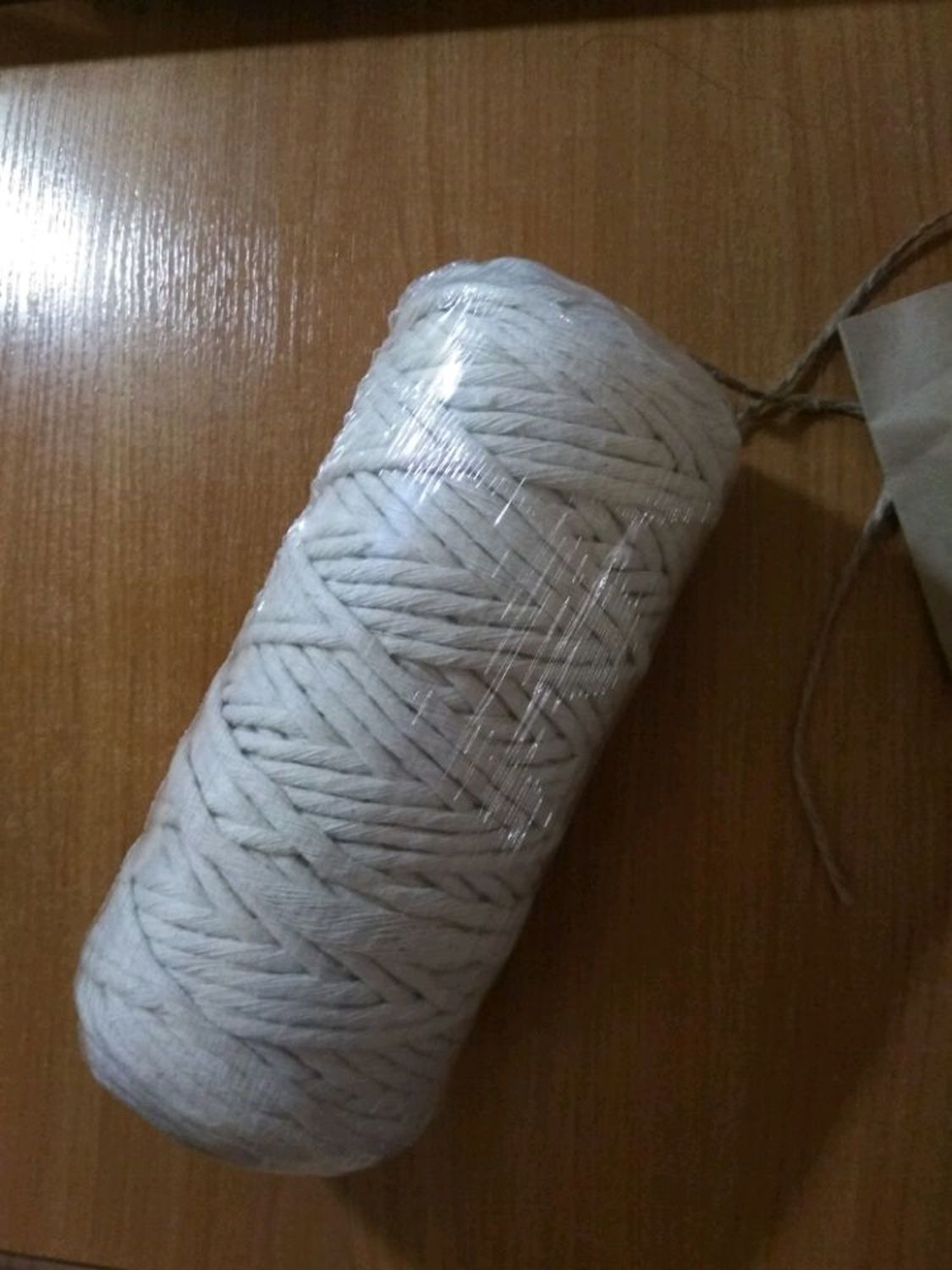 Photo №1 к отзыву покупателя Nadezhda о товаре Шпагат хлопковый (неокрашенный) 6мм