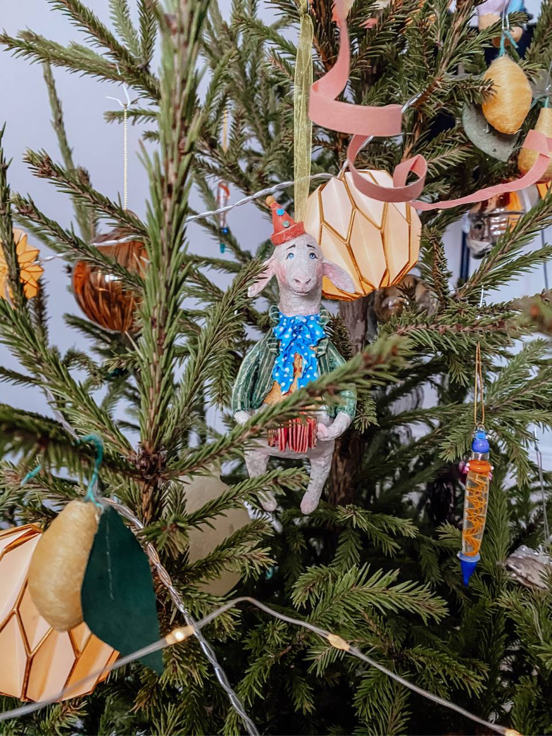 Photo №1 к отзыву покупателя Anna Tekhlikidi о товаре Барашек на ёлку.