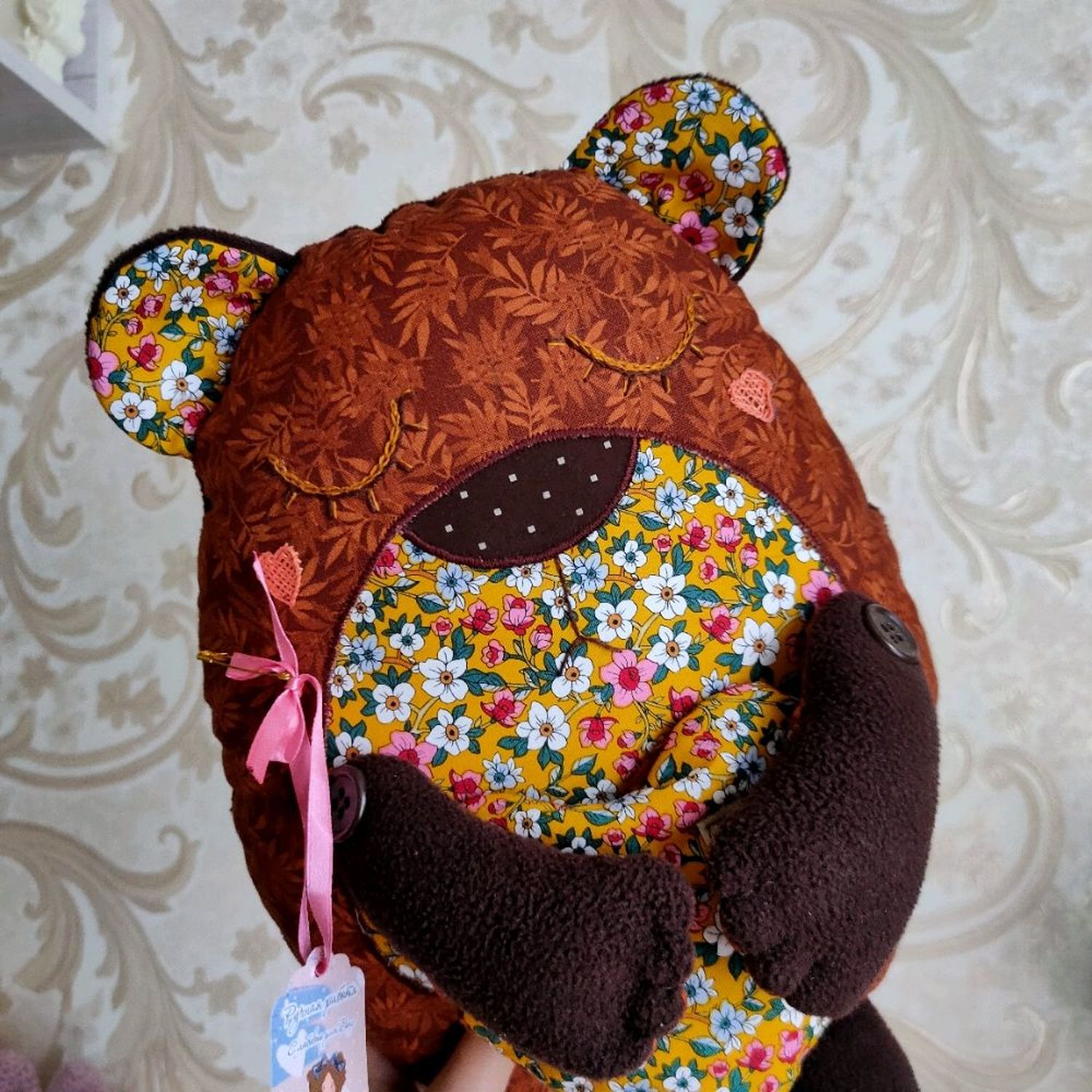 Photo №1 к отзыву покупателя teddy_elisavetalegur о товаре Игрушка-подушка Мишутка