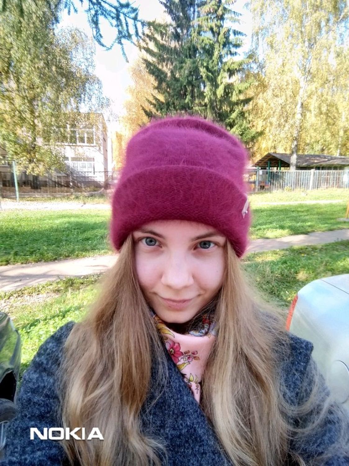 Фото №2 к отзыву покупателя Анна Данилова о товаре Шапка бини с отворотом из пуха норки "Бордо" и еще 1 товар