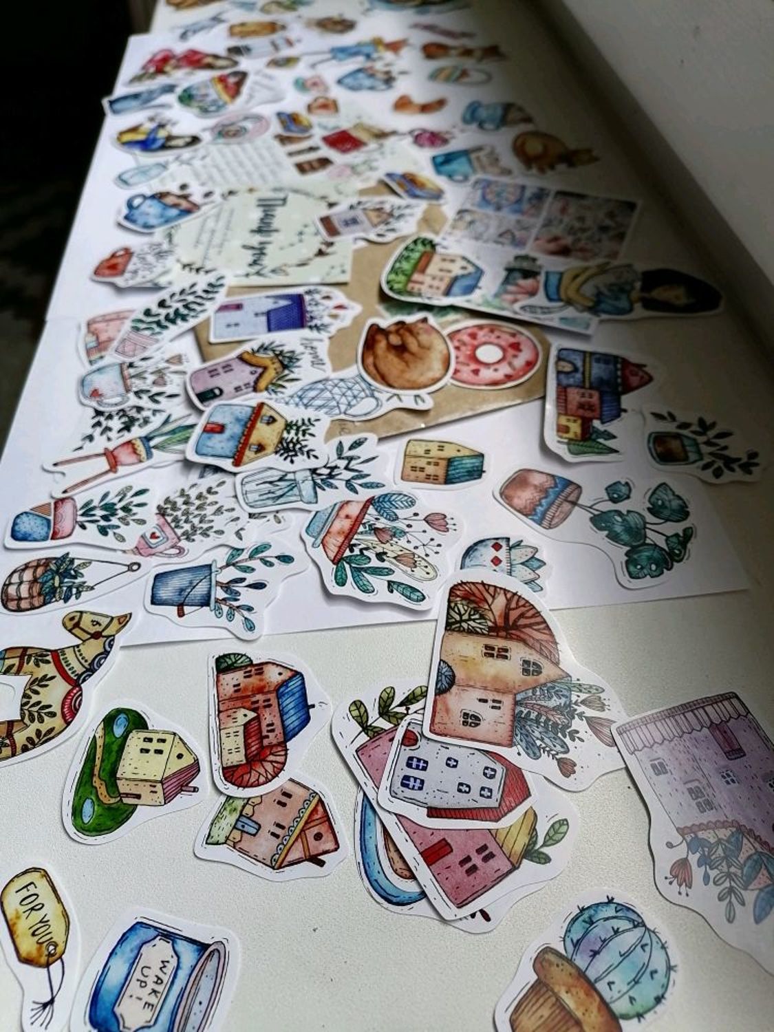 Photo №3 к отзыву покупателя Tiny о товаре Стикеры: Домики and 3 more items