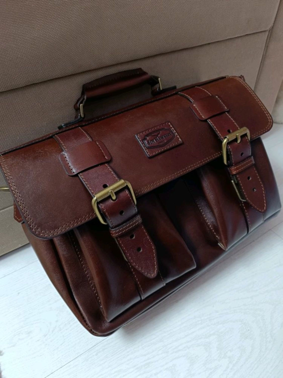 Photo №1 к отзыву покупателя octor4 о товаре Мужской портфель "Anderson" (Андерсон) Cognac