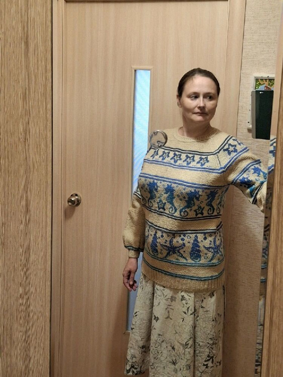 Фото №3 к отзыву покупателя Мария о товаре Свитеры: Воспоминания о море
