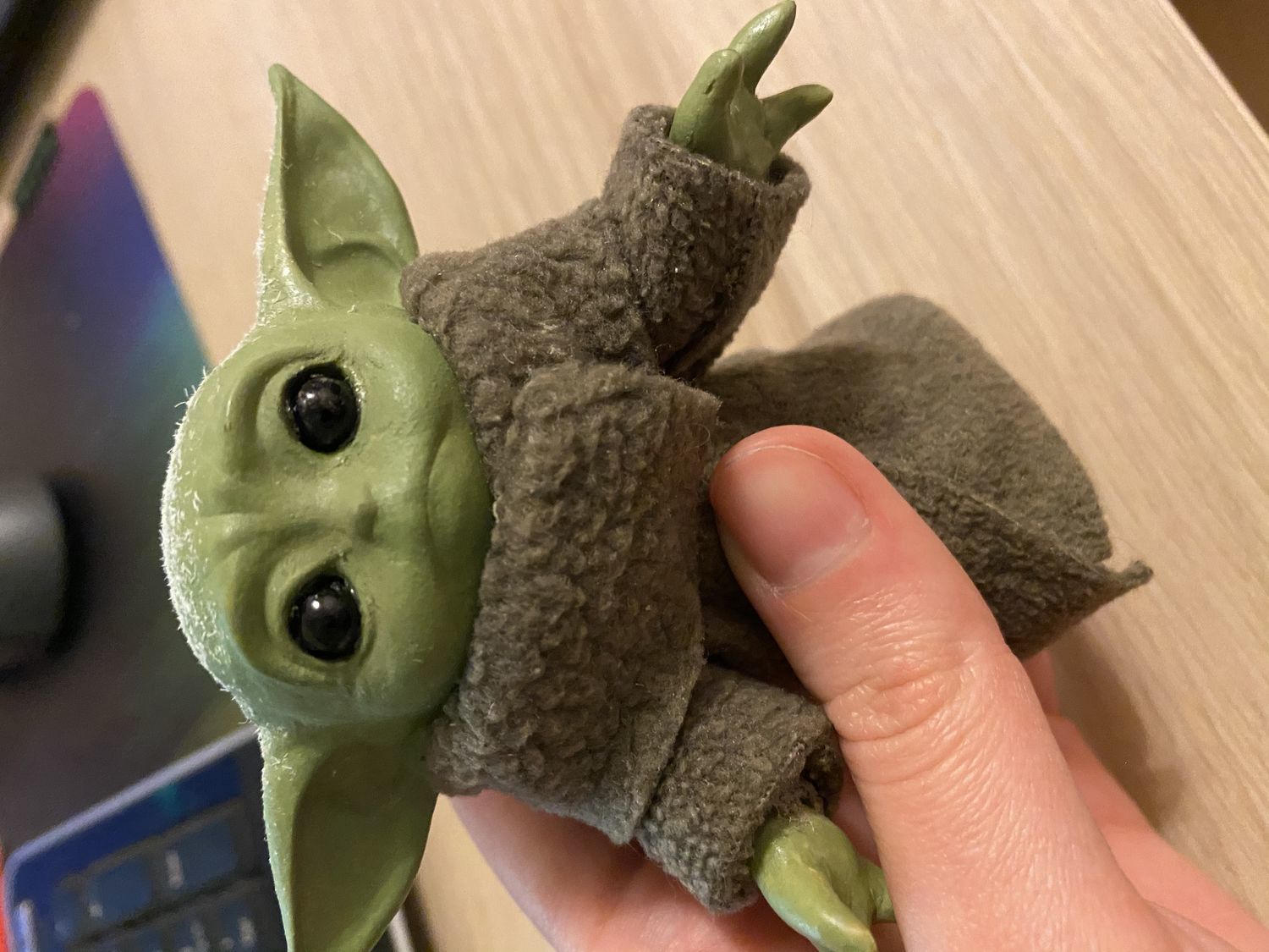 Фото №1 к отзыву покупателя Ольга о товаре Куклы и пупсы: Малыш Йода "Baby yoda"
