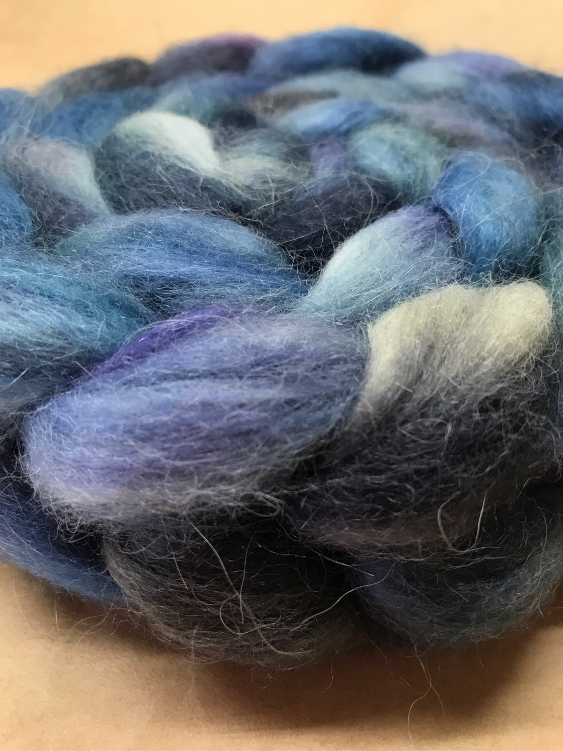 Фото №3 к отзыву покупателя chalsey_knittingthings о товаре Меринос шерсть для валяния Италия DHG 16 мкн 50 гр. Пастельные тона и еще 1 товар