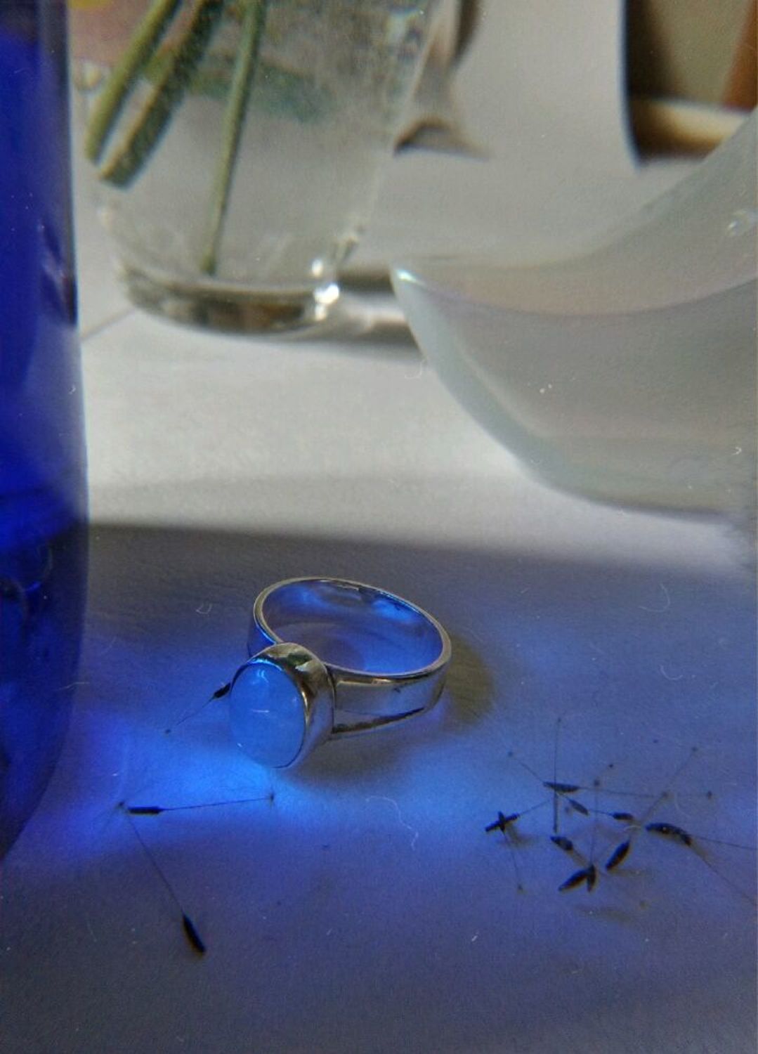Фото №2 к отзыву покупателя mongolia о товаре Серебряное кольцо с лунным камнем.
