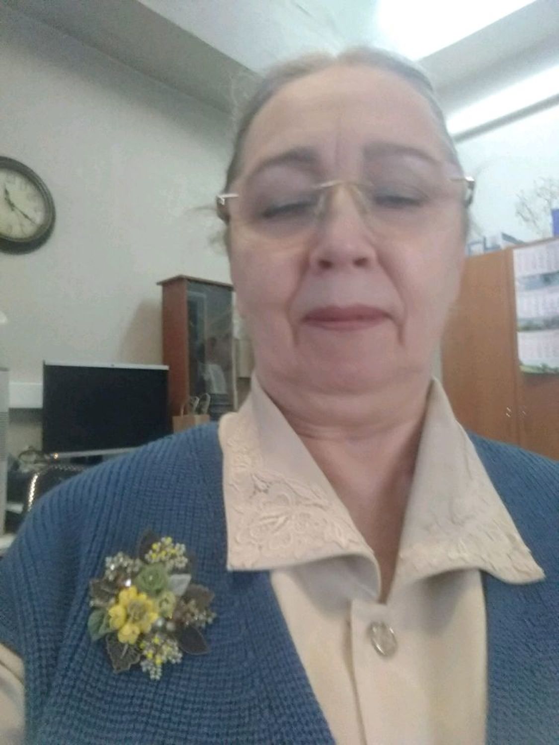Фото №2 к отзыву покупателя Наталия о товаре Брошь сиреневая Вечерняя прохлада и еще 1 товар