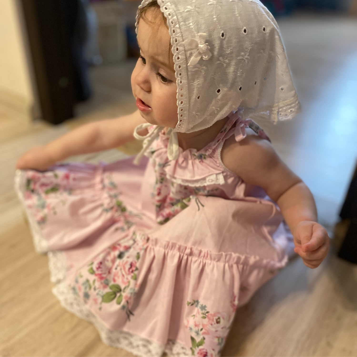 Фото №2 к отзыву покупателя Nat_knit_blog_вязаные вещи о товаре Сарафан + трусики для девочки" Весна"