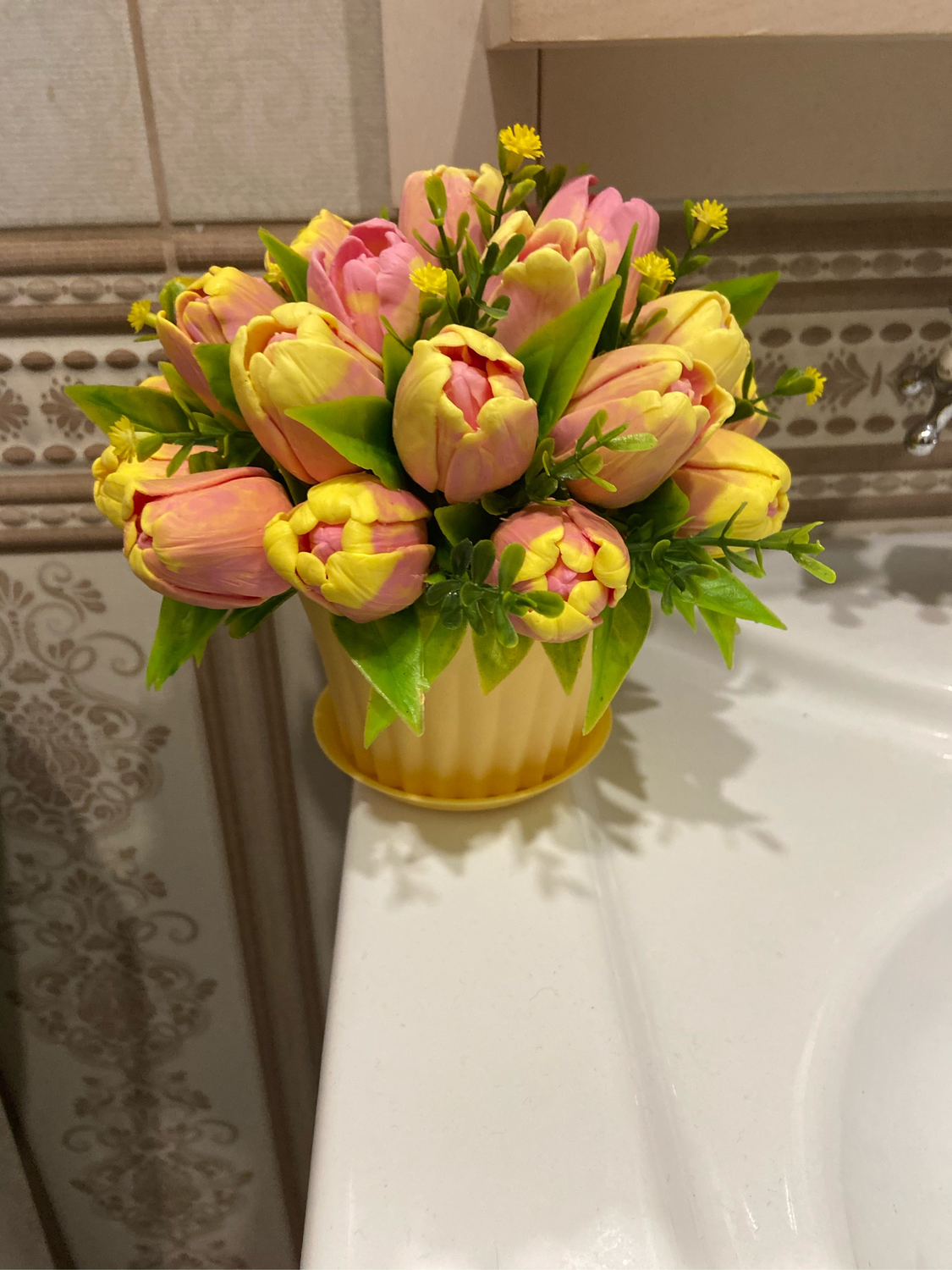 Photo №1 к отзыву покупателя Nina о товаре Букет тюльпанов из мыла ручной работы