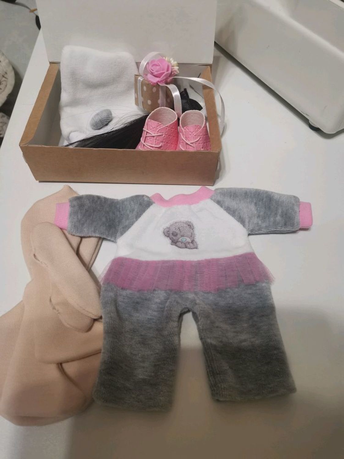 Фото №2 к отзыву покупателя Li_dolls/Лиана Ан о товаре Набор мишка тедди для создания куколки и еще 2 товара