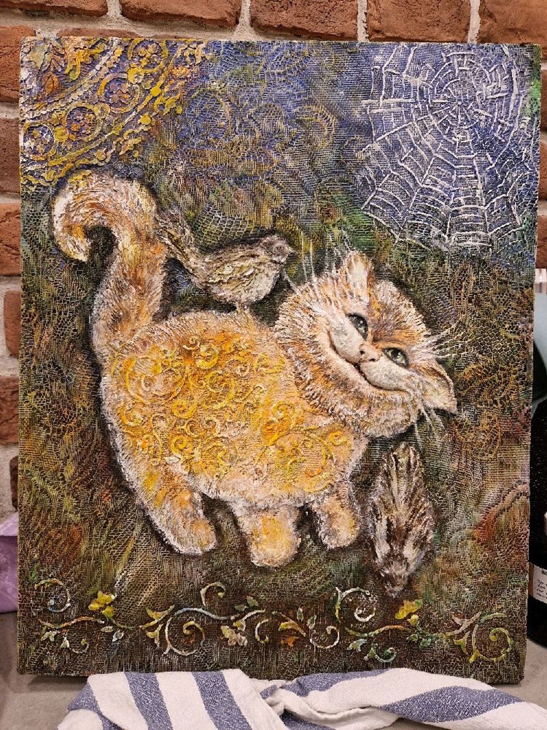 Фото №1 к отзыву покупателя Артур о товаре Картины: Весёлый кот