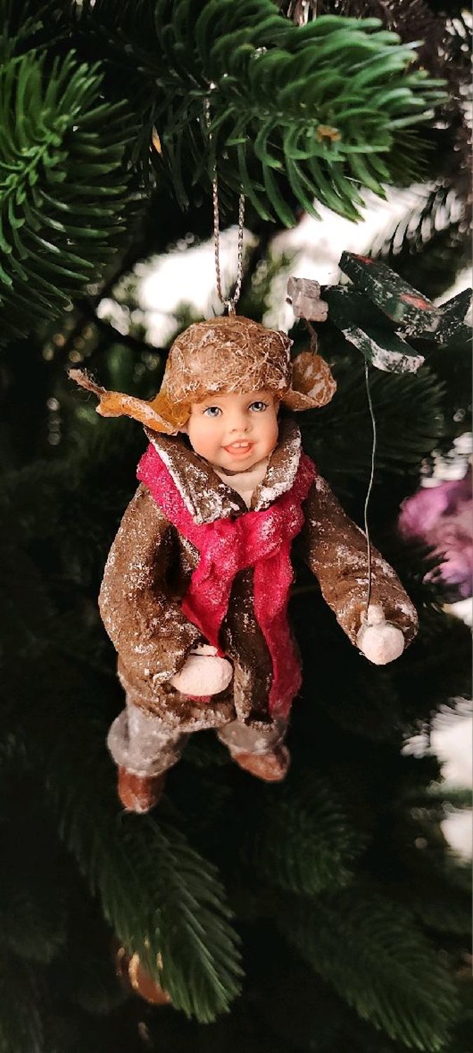 Photo №1 к отзыву покупателя Svetlana о товаре Ватная игрушка дети СССР Санька летчик