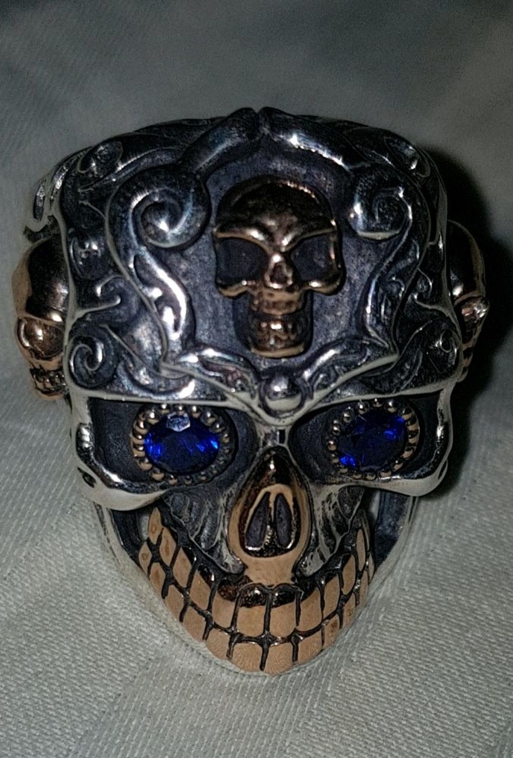 Фото №2 к отзыву покупателя Павел о товаре Кольца: Перстень из серебра East Skull JR40-01