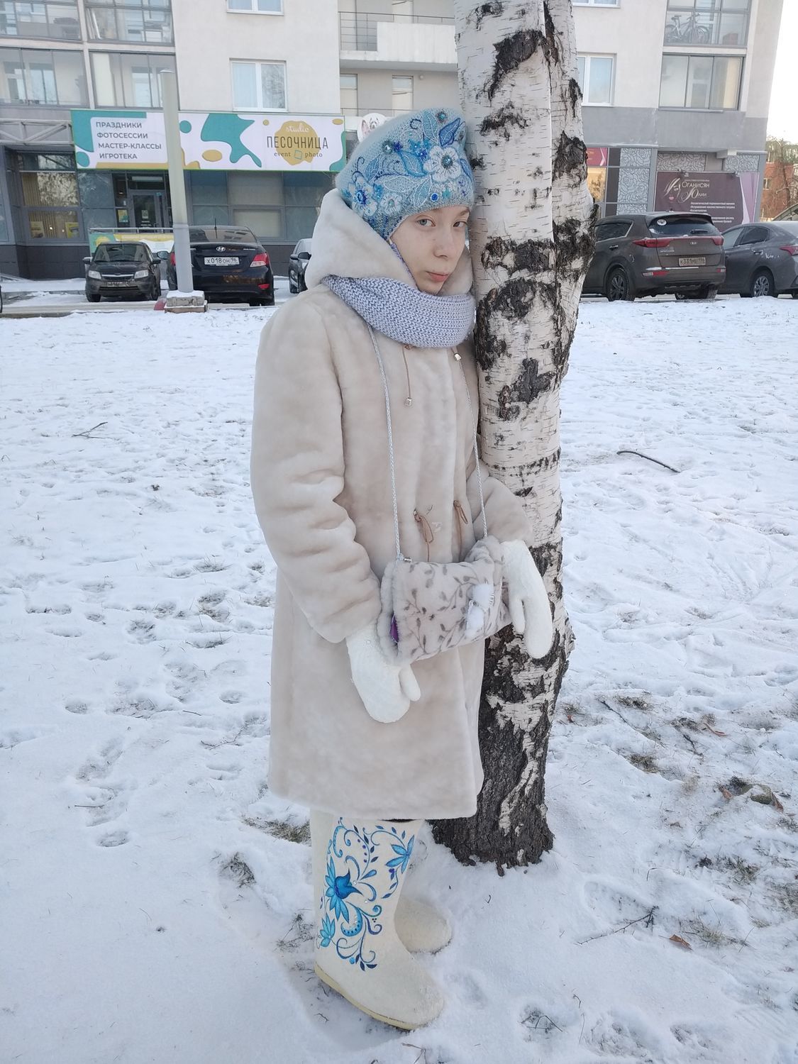 Фото №5 к отзыву покупателя Ольга о товаре Варежки Снегурочка