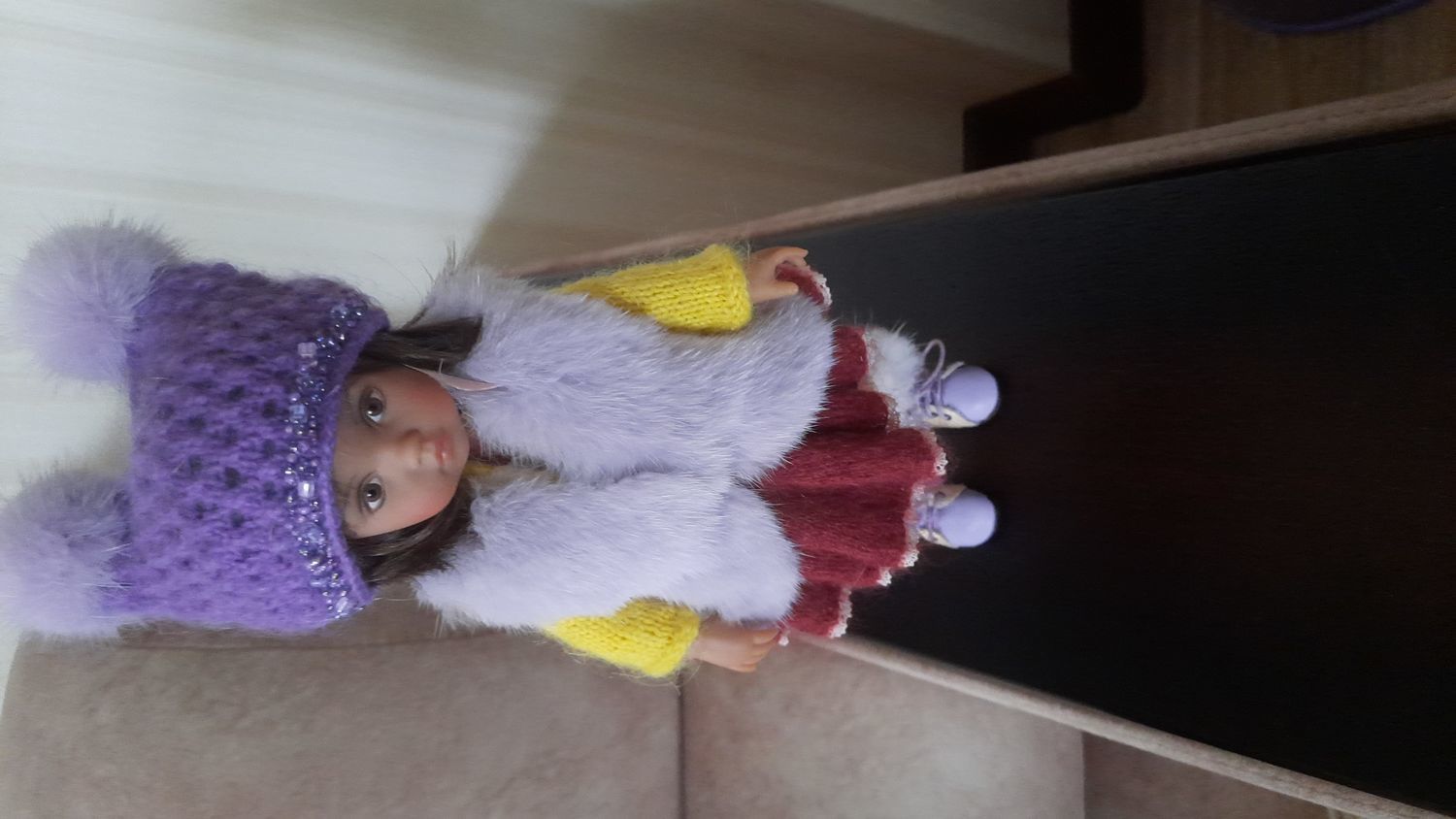 Photo №3 к отзыву покупателя Ulyana о товаре Зимний комплект для куклы .