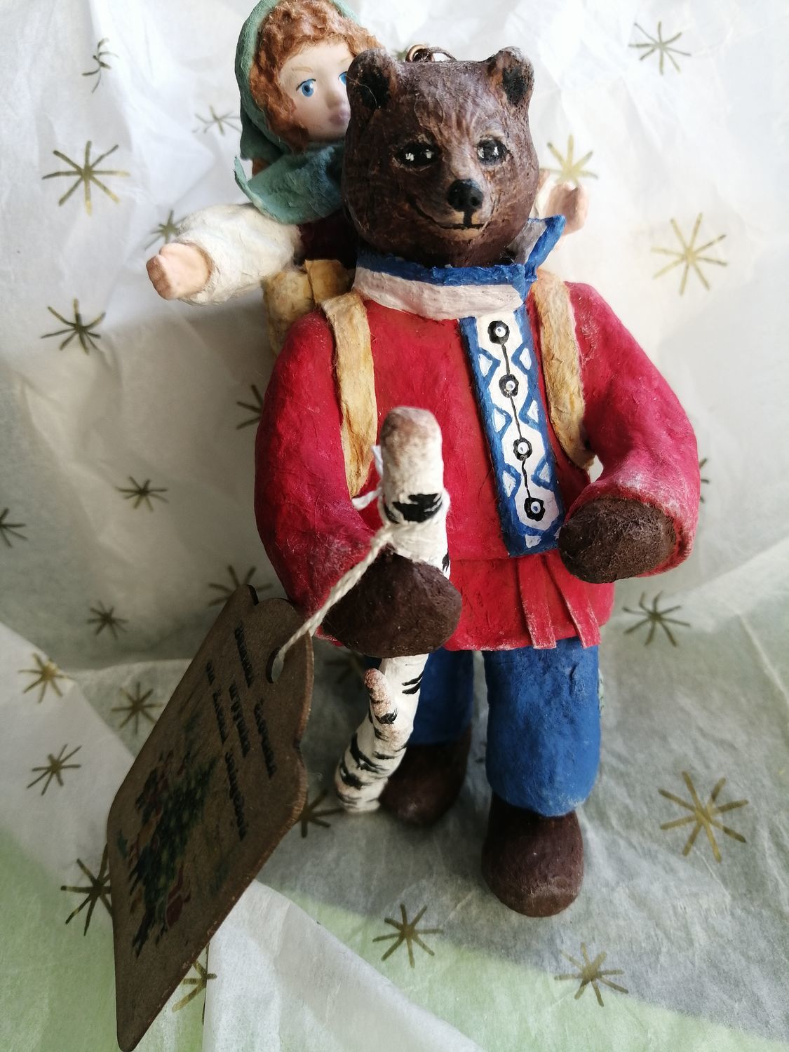 Фото №2 к отзыву покупателя Vasil о товаре Ватная игрушка Маша и Медведь