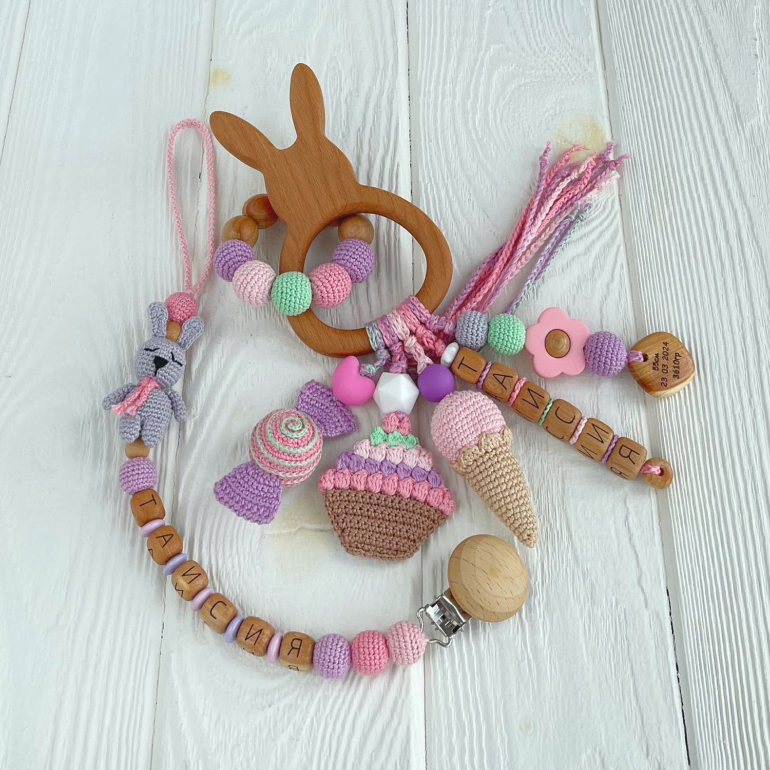 Photo №2 к отзыву покупателя Ilona Bezdudnaya о товаре Буквы и цифры из фетра and 2 more items