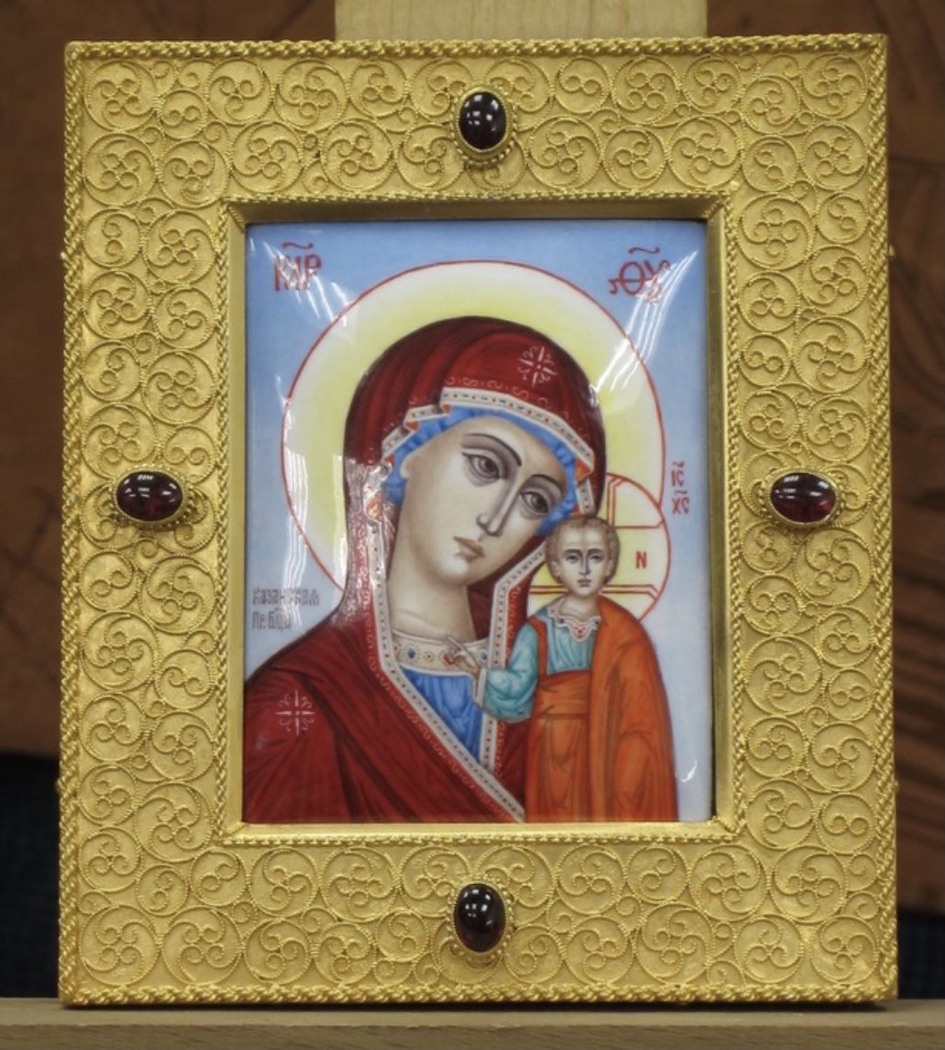 Photo №1 к отзыву покупателя Anastasiya о товаре Казанская икона Пресвятой Богородицы