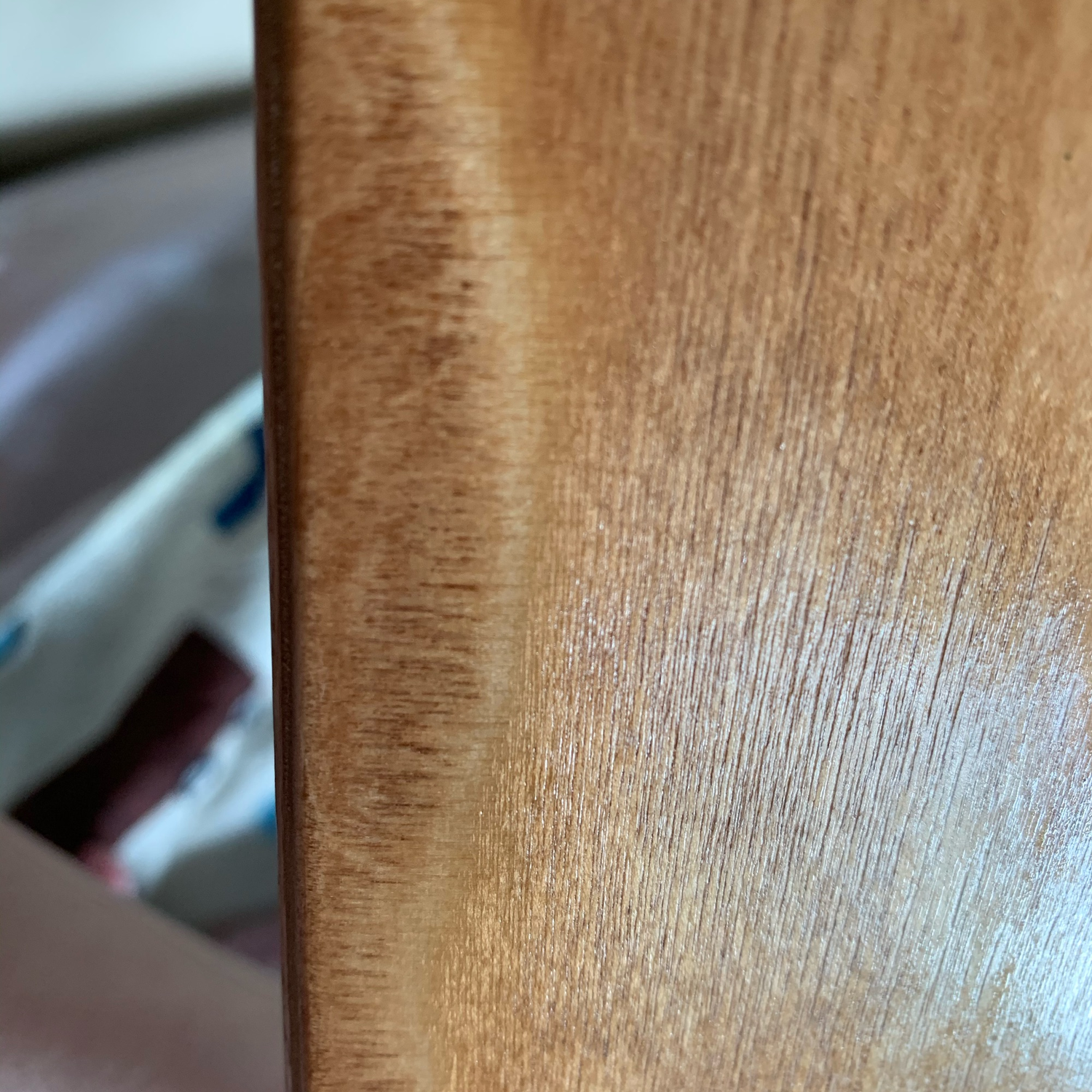 Фото №4 к отзыву покупателя N.A. о товаре Летняя сумочка из дерева с росписью "Осьминог", бело-голубая