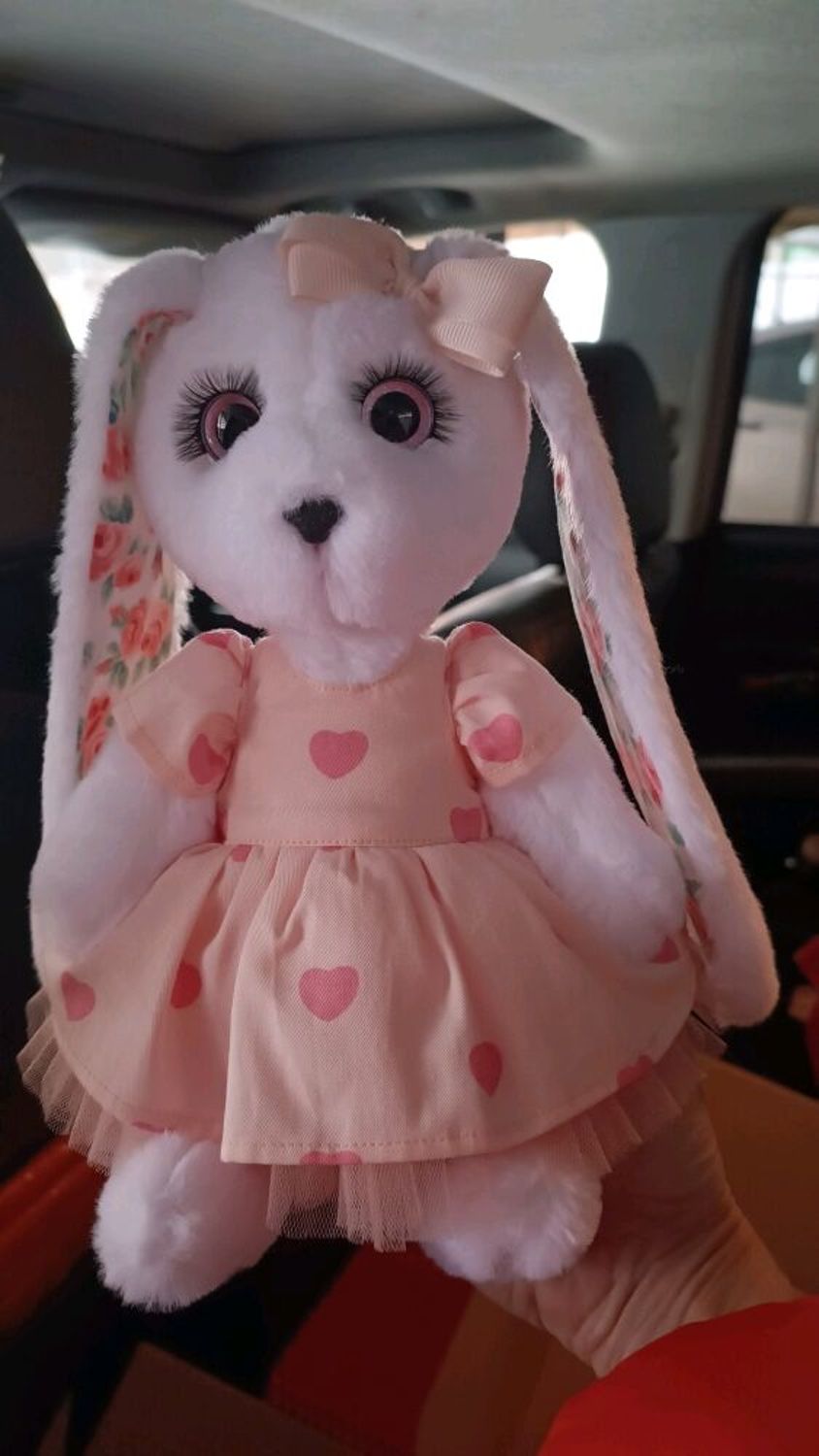 Фото №1 к отзыву покупателя Лисицына Наталья о товаре Белый кролик. Зайка в пышном платье.