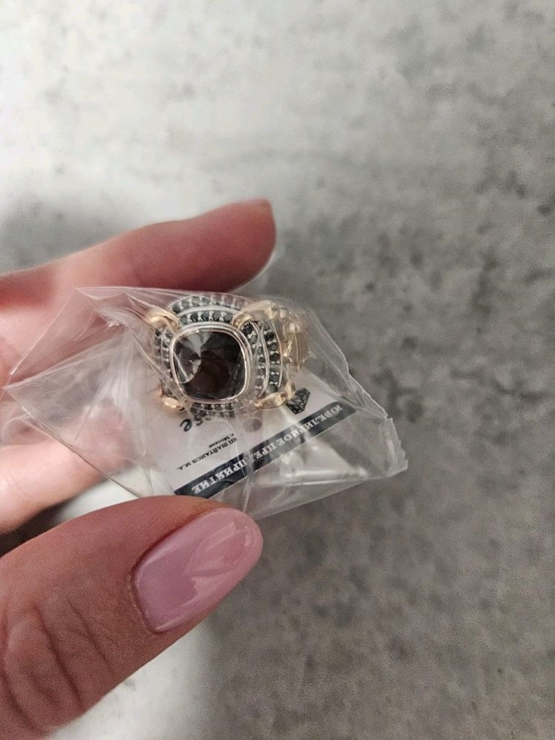 Фото №1 к отзыву покупателя Мария о товаре Перстень «Скорпион» из серебра с позолотой