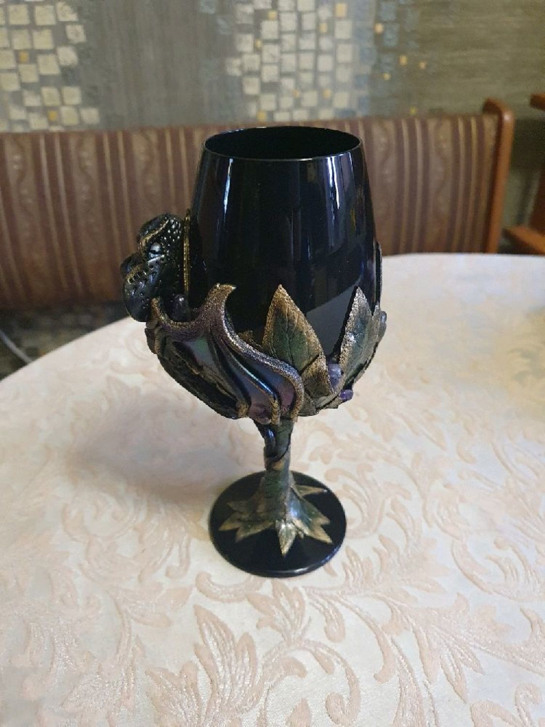 Фото №3 к отзыву покупателя Максим Григорьевич о товаре Черный бокал ( black wineglass ) фужер для дегустации luxury