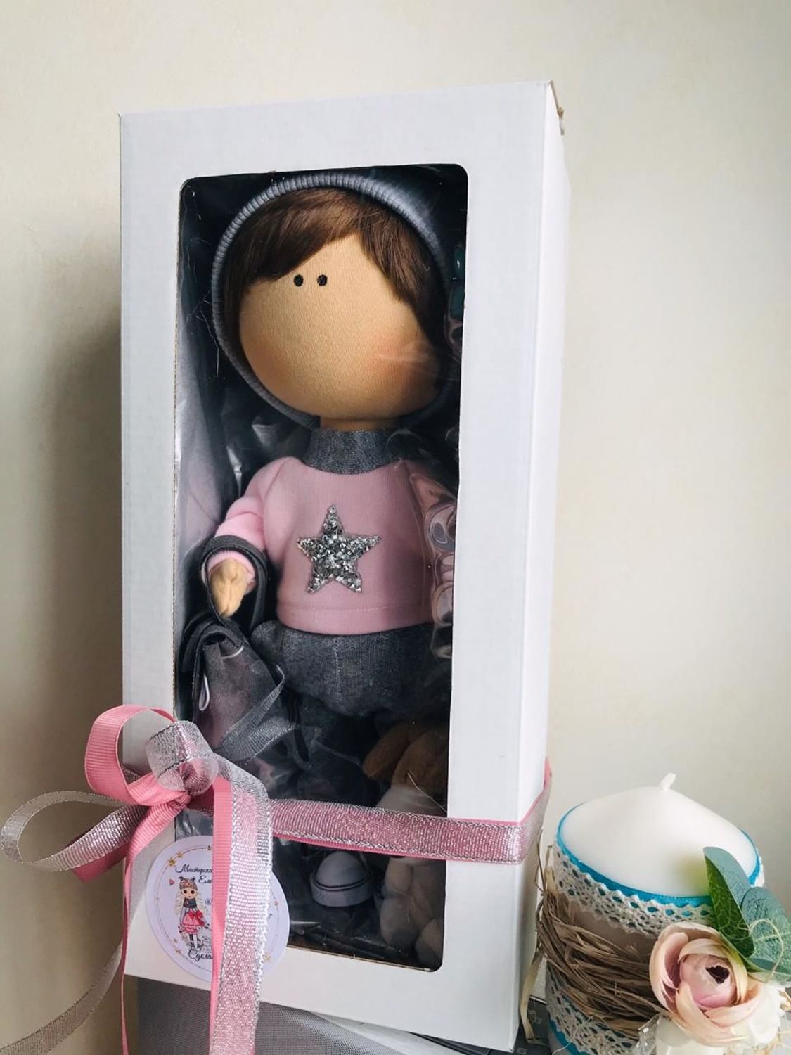 Фото №1 к отзыву покупателя Tatyana о товаре Куклы и пупсы: Интерьерная куколка