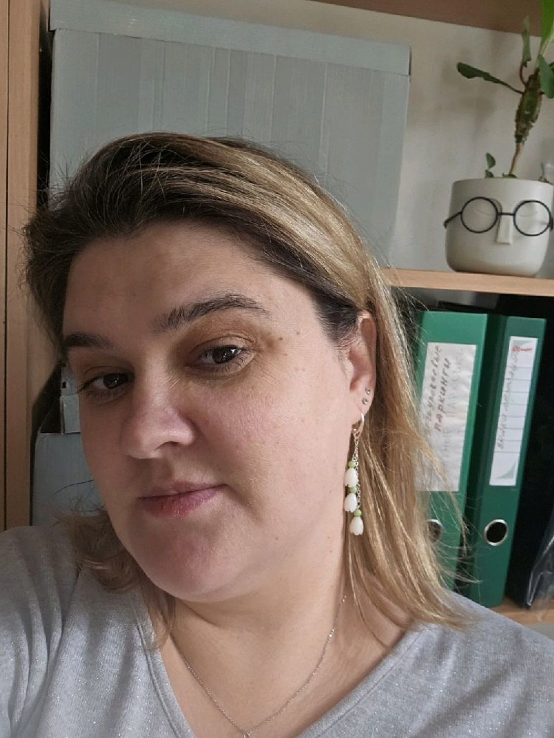 Фото №1 к отзыву покупателя Ekaterina  Kozyreva о товаре Серьги САКУРА и еще 1 товар